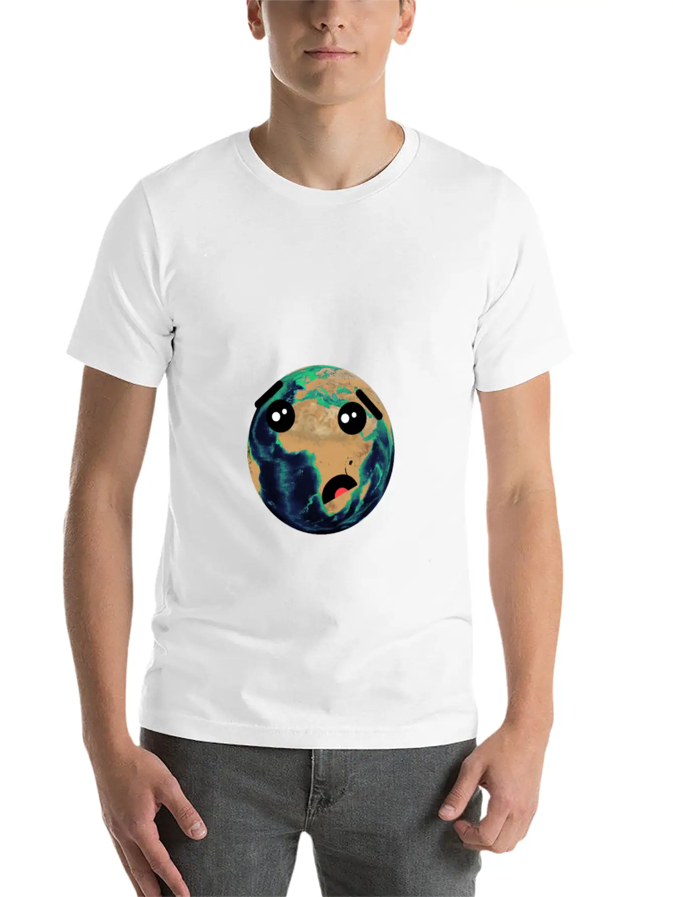 Frightened Planet Stylish Everyday T-Shirt – Unisex Basic Cotton Tee