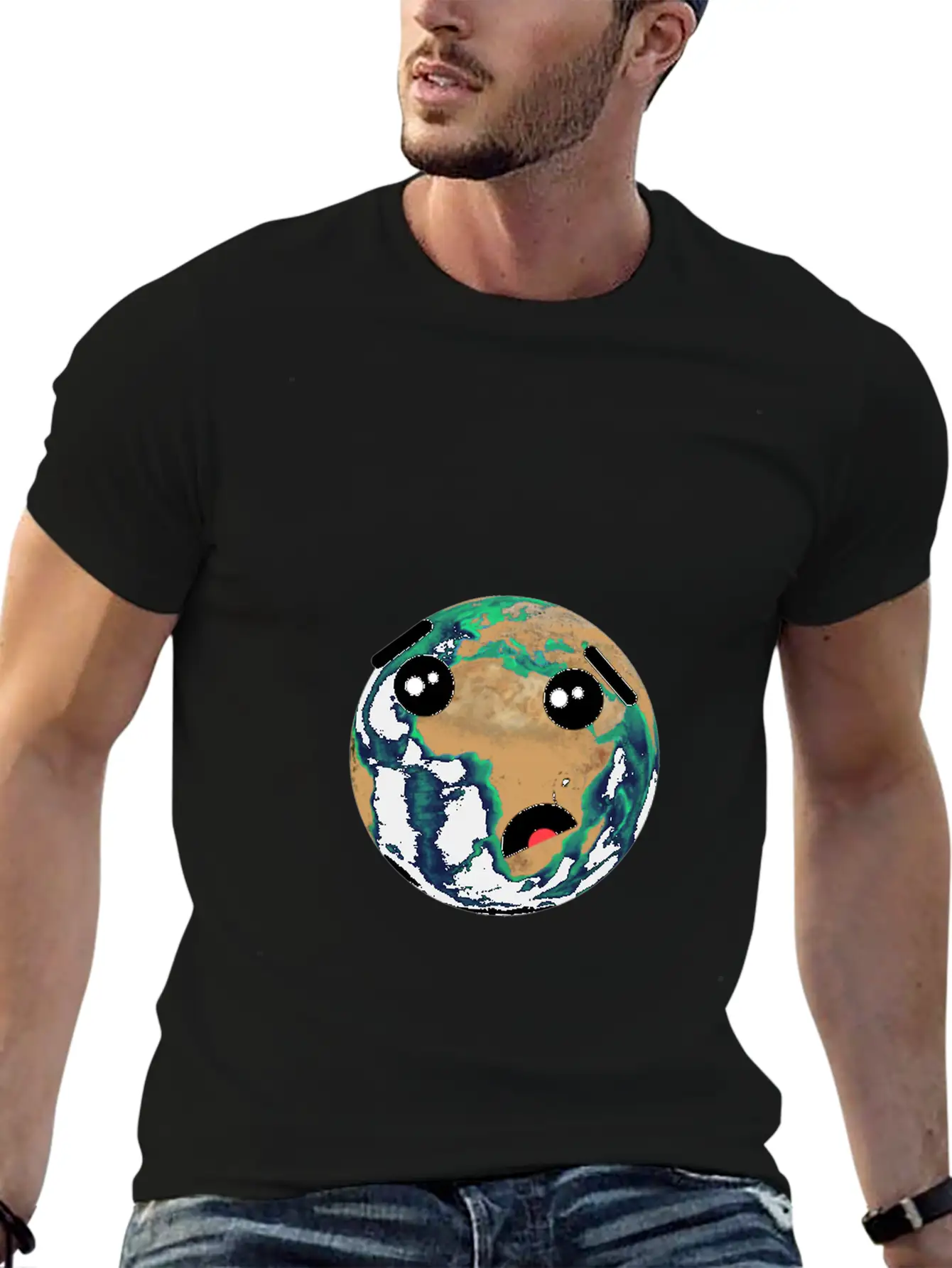Frightened Planet Stylish Everyday T-Shirt – Unisex Basic Cotton Tee