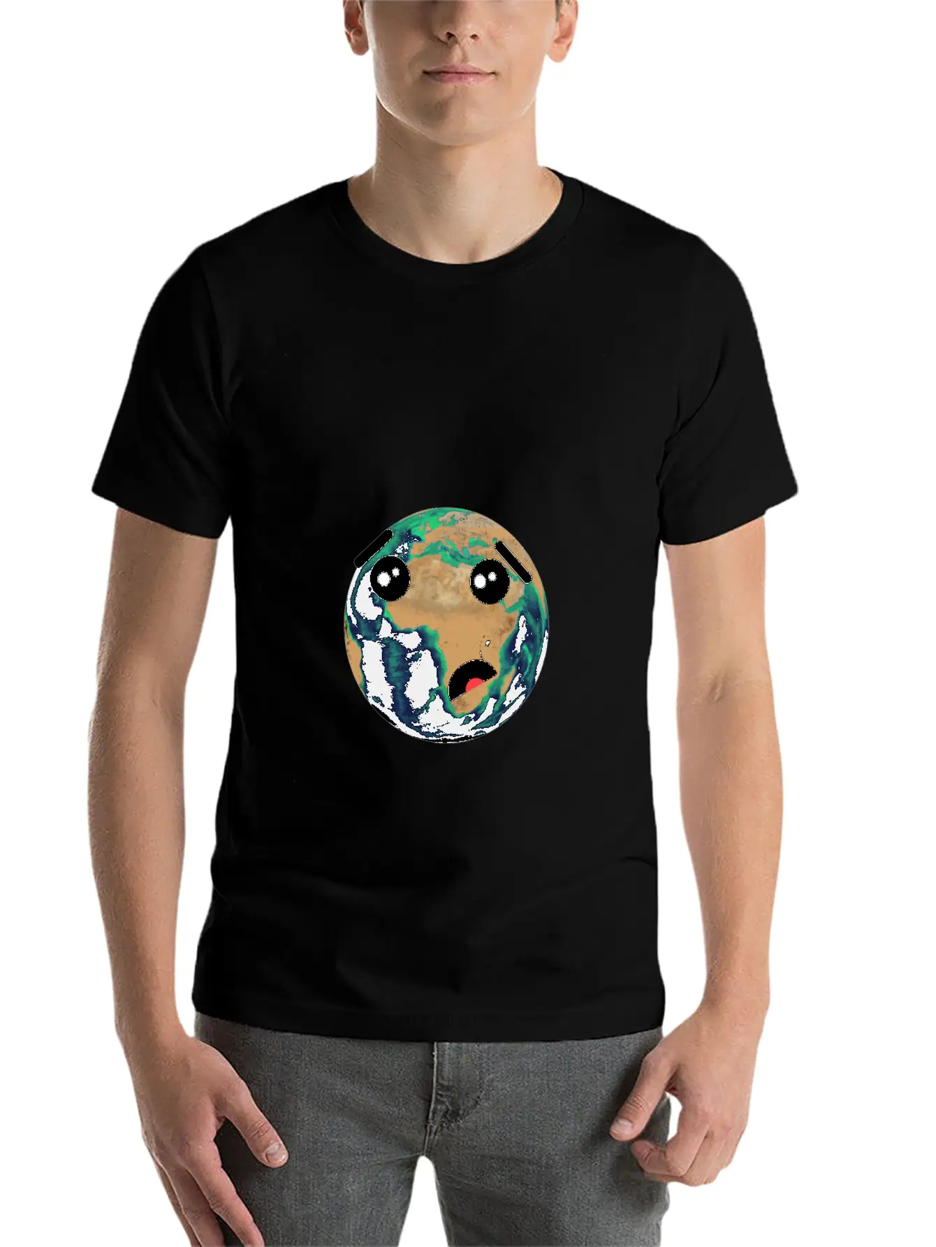 Frightened Planet Stylish Everyday T-Shirt – Unisex Basic Cotton Tee