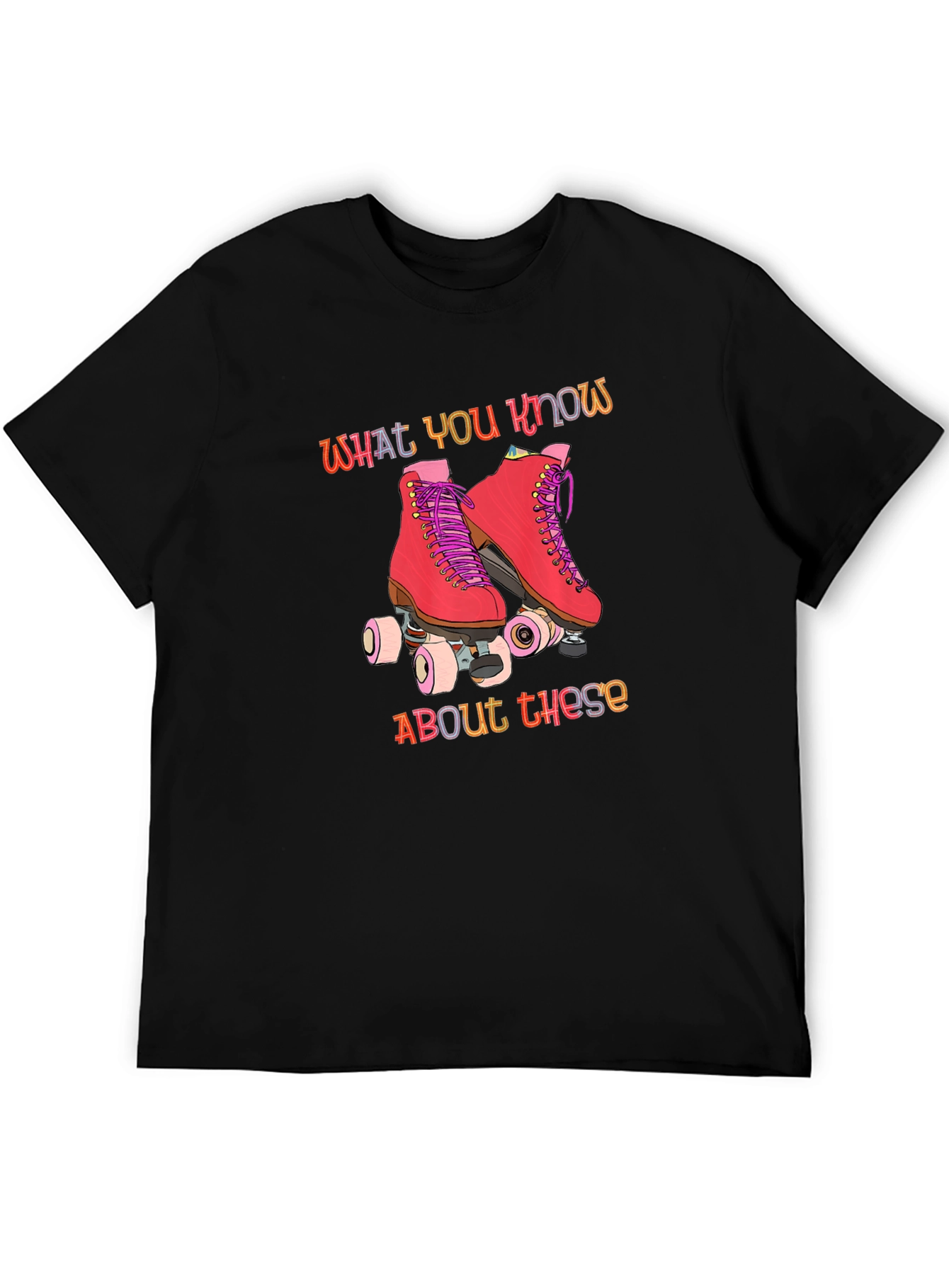 Retro Roller Skate Graphic T-Shirt