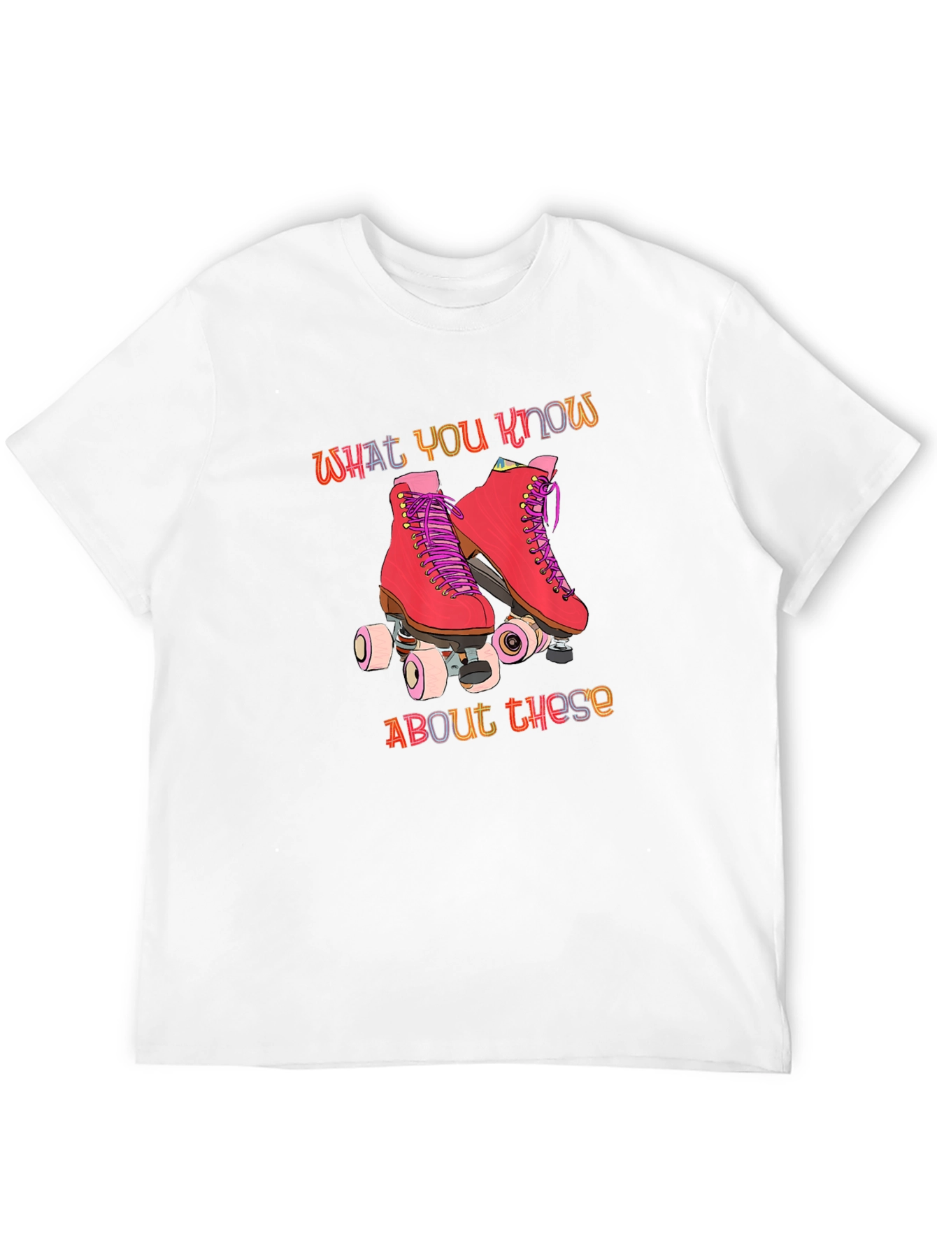Retro Roller Skate Graphic T-Shirt