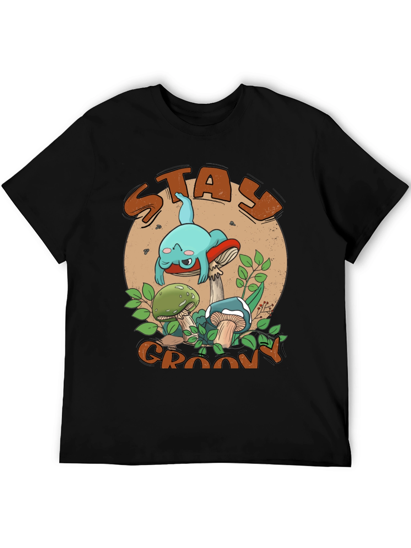 Stay Groovy Mushroom T-Shirt - Comfy Graphic Tee