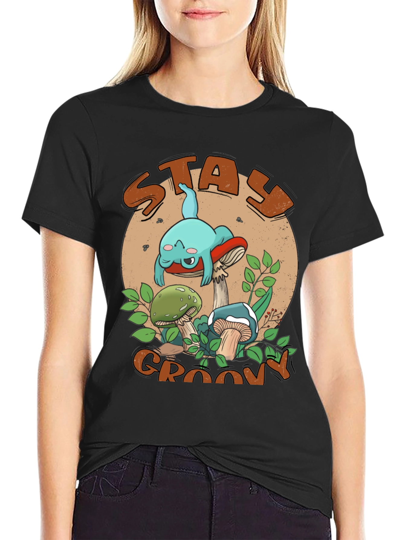 Stay Groovy Mushroom T-Shirt - Comfy Graphic Tee