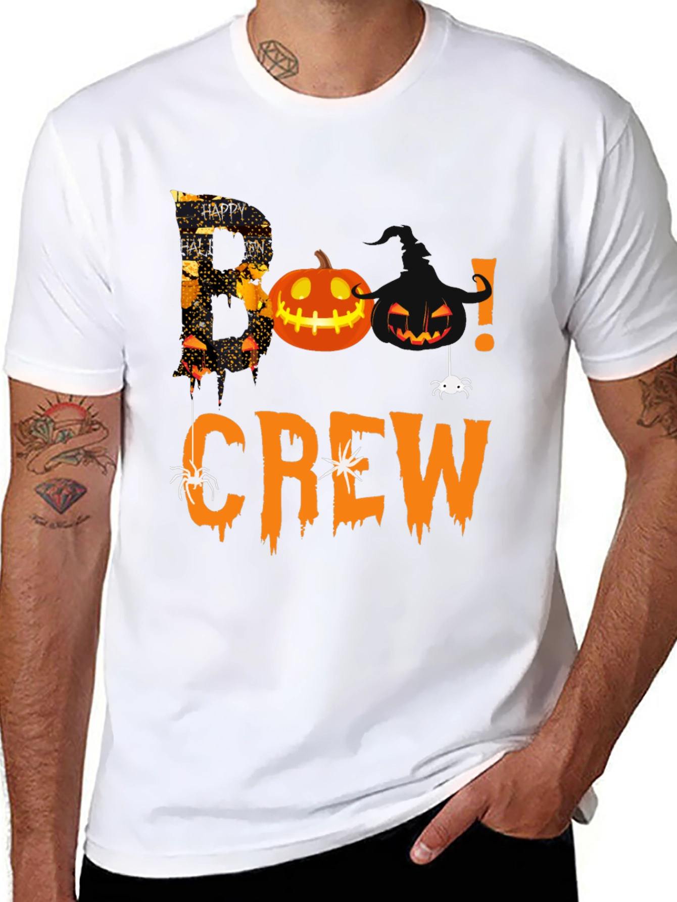 Boo Crew Halloween T-Shirt - Spooky Season Apparel