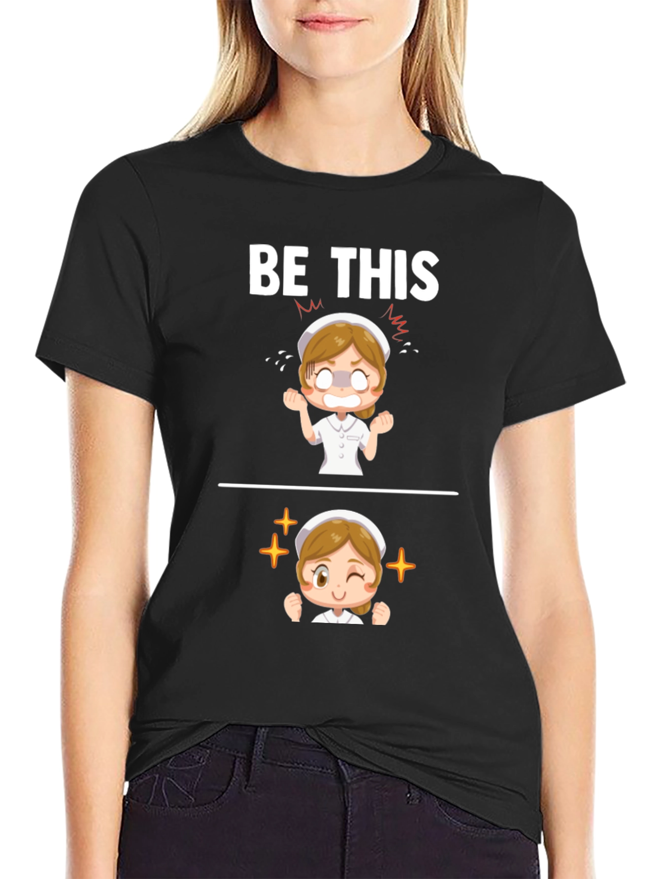 Funny Nurse T-Shirt - Be This Nurse Graphic Tee
