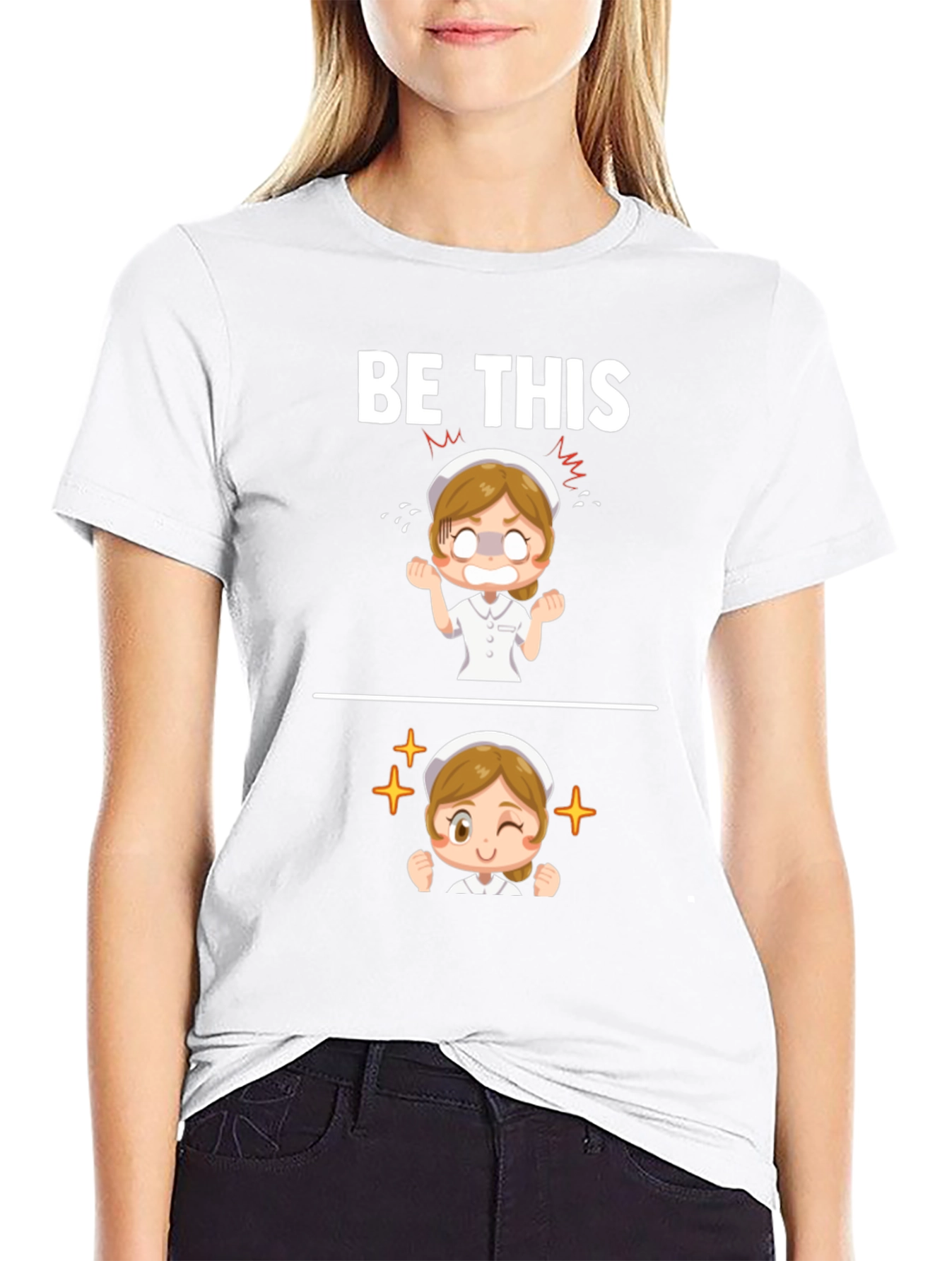 Funny Nurse T-Shirt - Be This Nurse Graphic Tee
