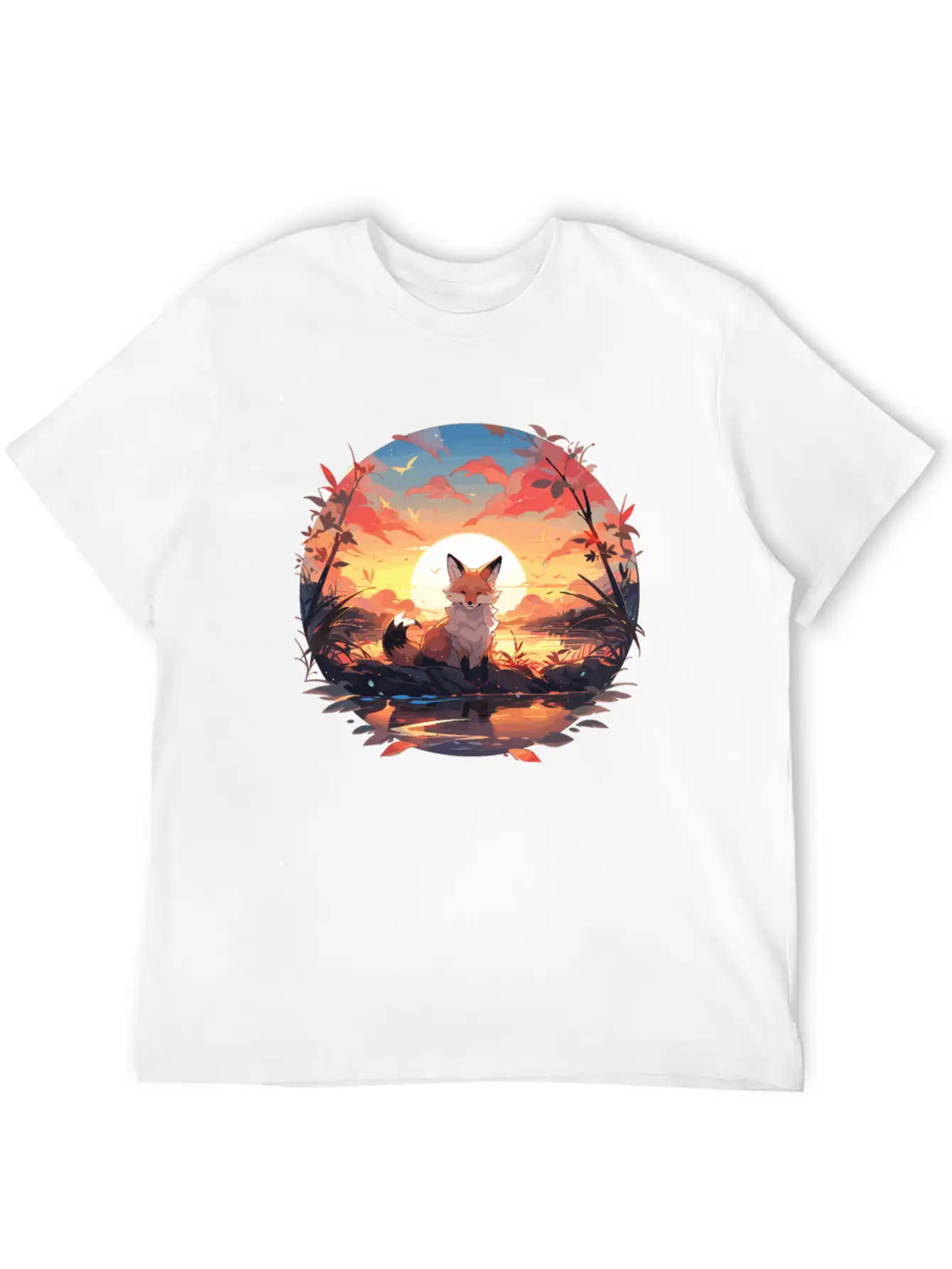 Fuchs Foxes Fox Children Fox Baby Animal Forest Stylish Everyday T-Shirt – Unisex Basic Cotton Tee