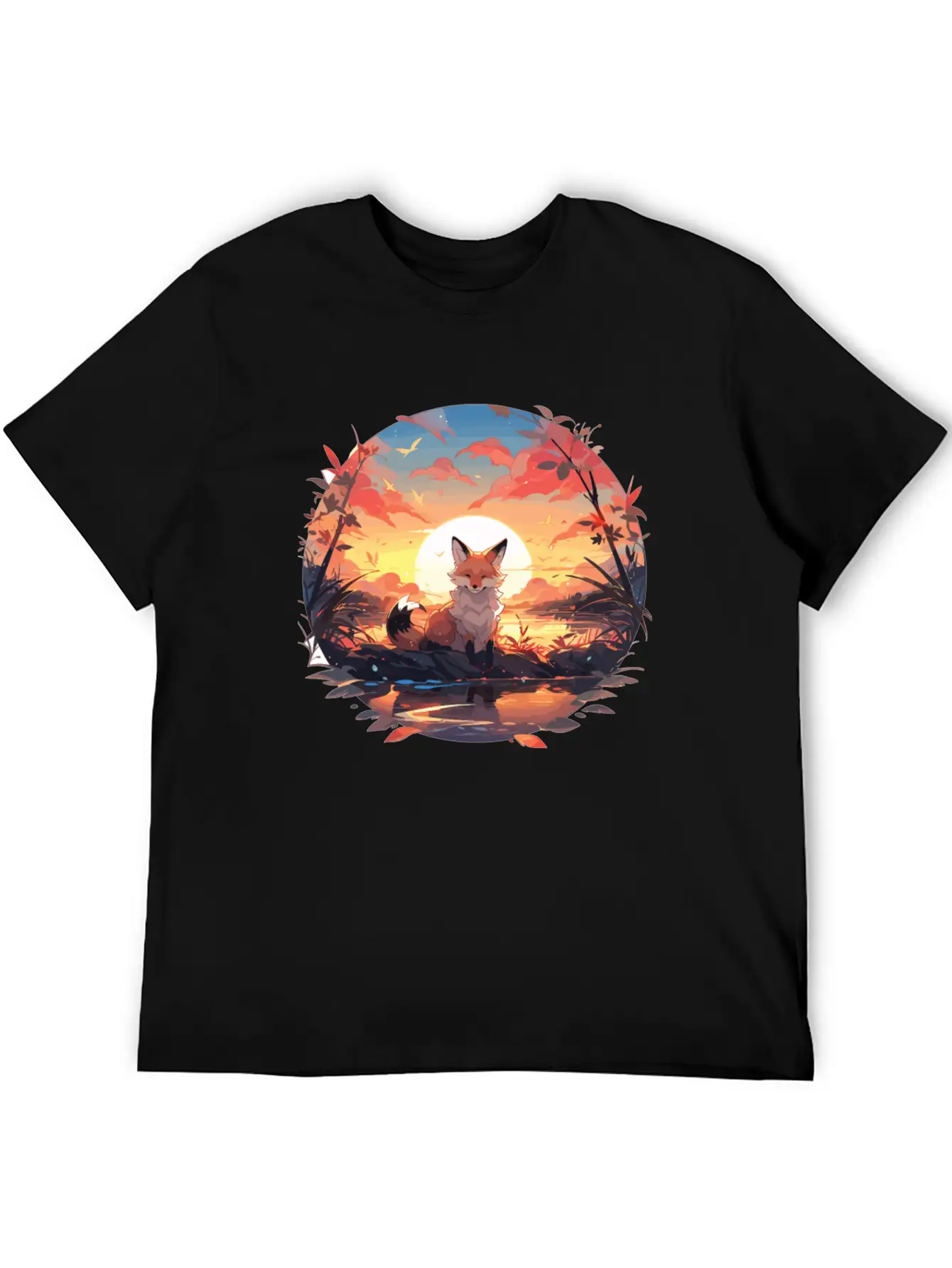 Fuchs Foxes Fox Children Fox Baby Animal Forest Stylish Everyday T-Shirt – Unisex Basic Cotton Tee