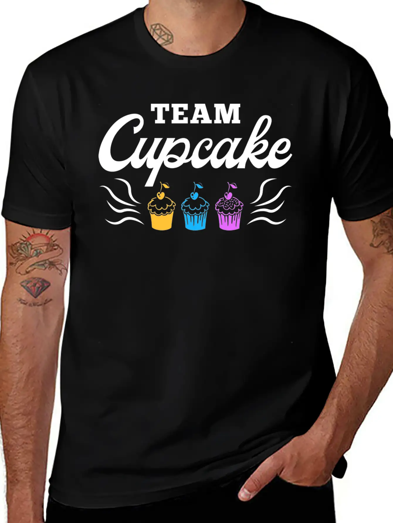 Fun Baking Cupcakes Basic Graphic T-Shirt – Daily Comfort In Soft Cotton