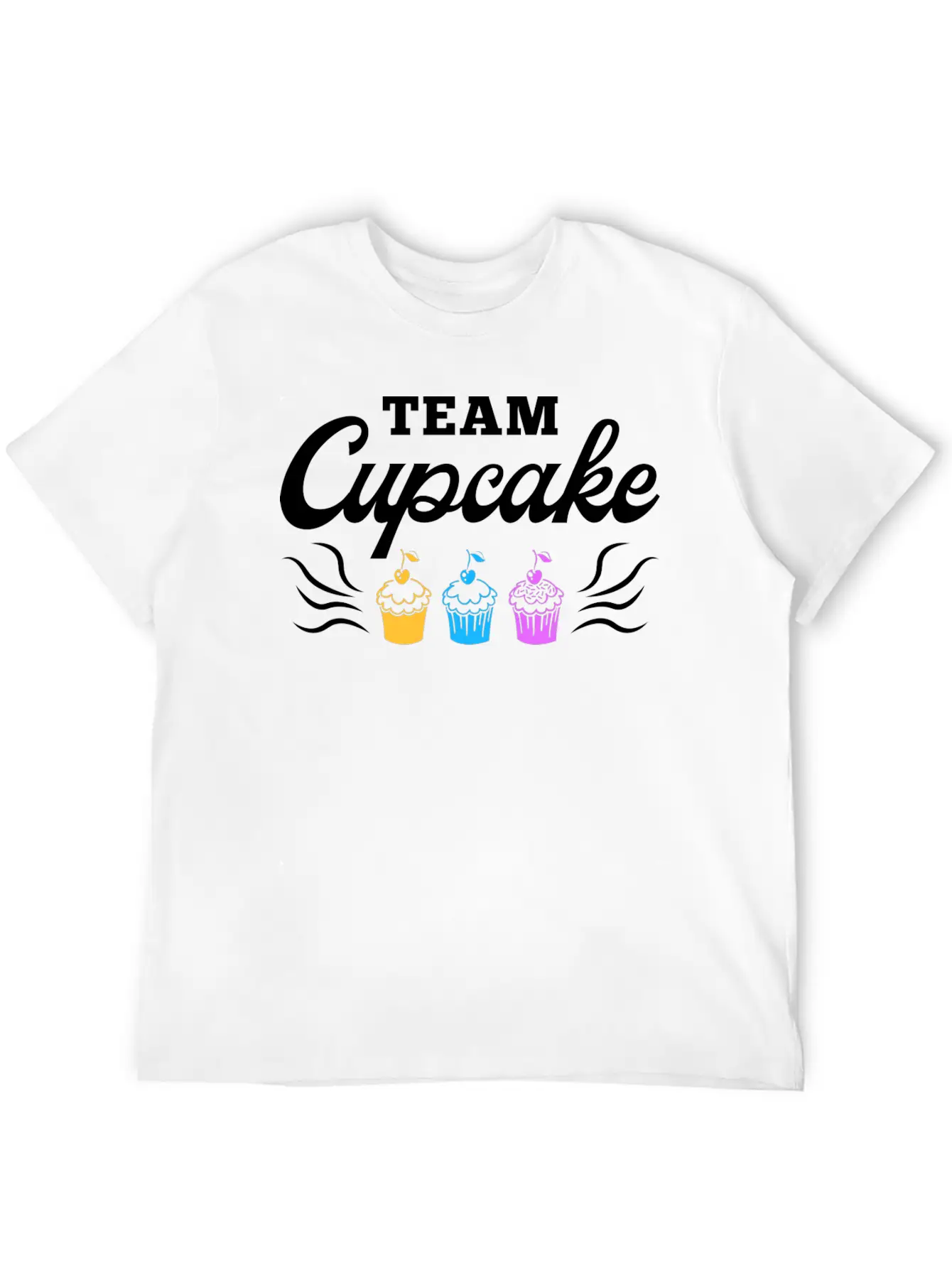 Fun Baking Cupcakes Basic Graphic T-Shirt – Daily Comfort In Soft Cotton