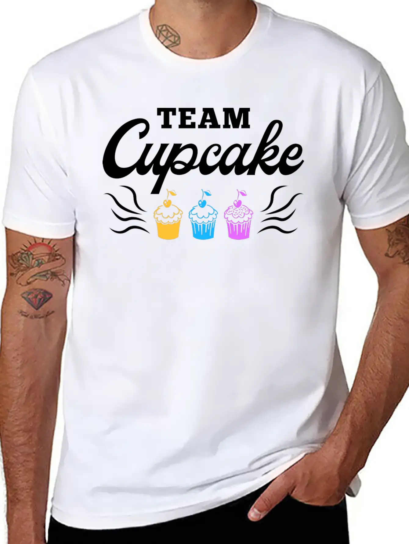 Fun Baking Cupcakes Basic Graphic T-Shirt – Daily Comfort In Soft Cotton