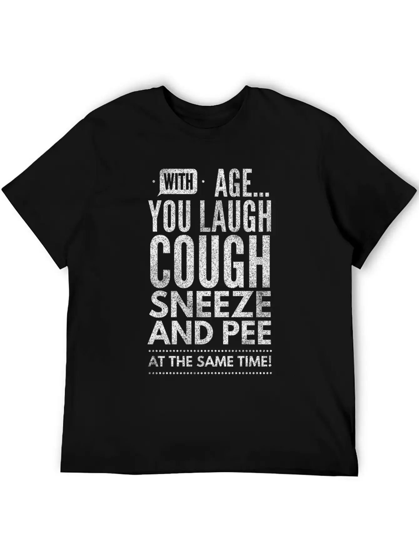 Funny Aging With Age You Laugh Unisex Casual T-Shirt – Clean Design For Daily Comfort