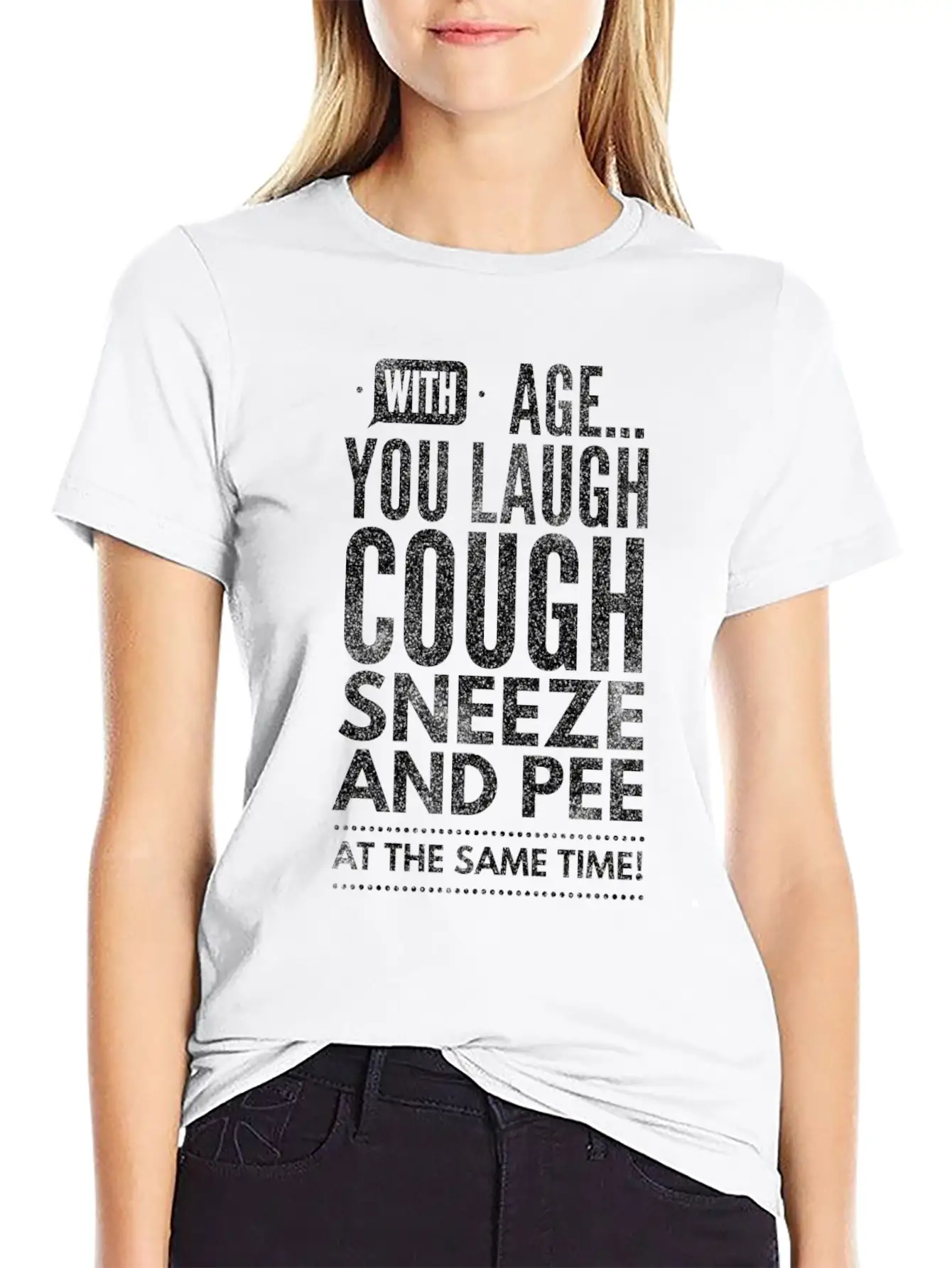 Funny Aging With Age You Laugh Unisex Casual T-Shirt – Clean Design For Daily Comfort