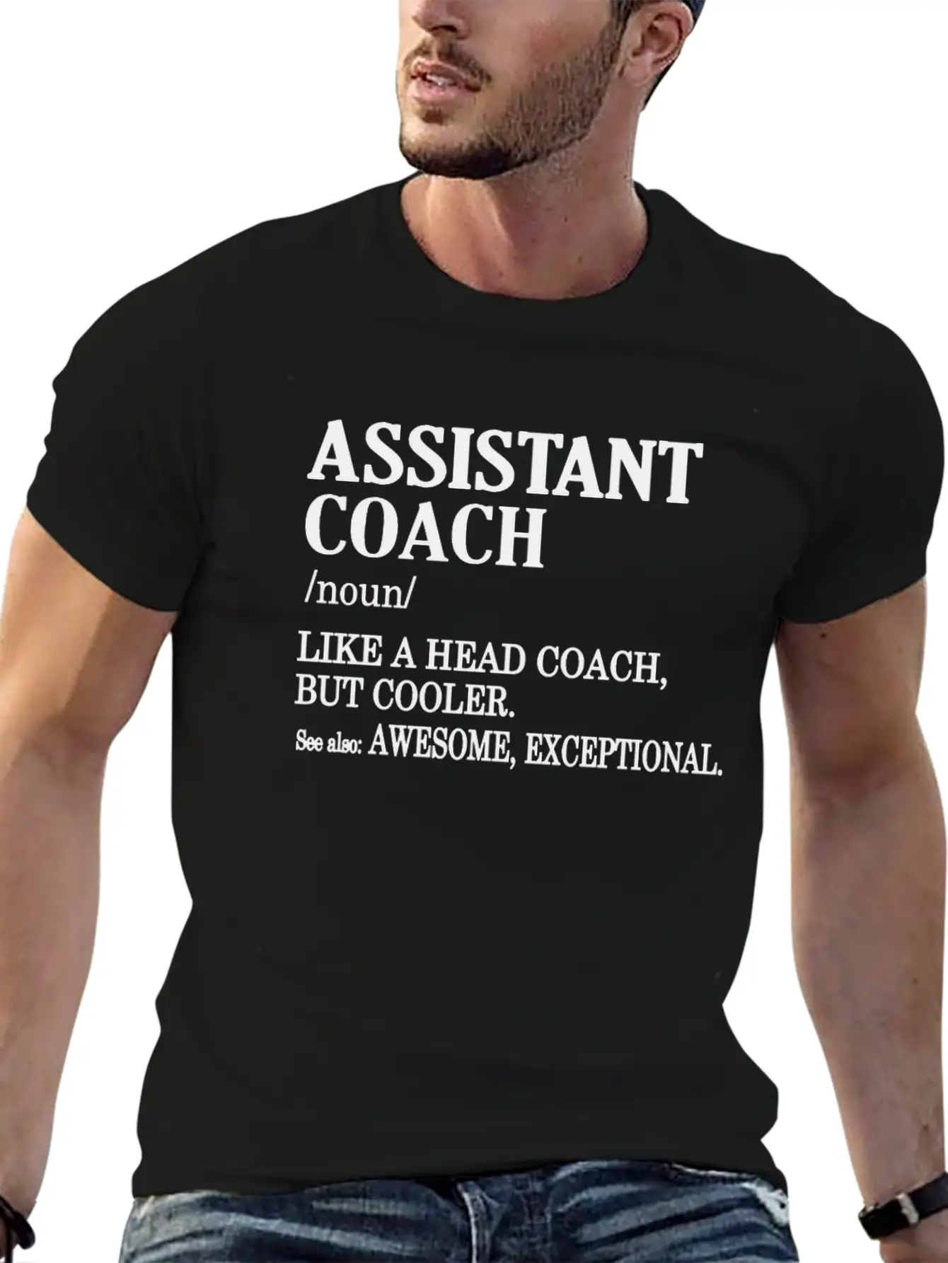 Funny Assistant Coach Gifts Sports Coaching Comfortable Minimalist Graphic Tee – Summer Style Essential
