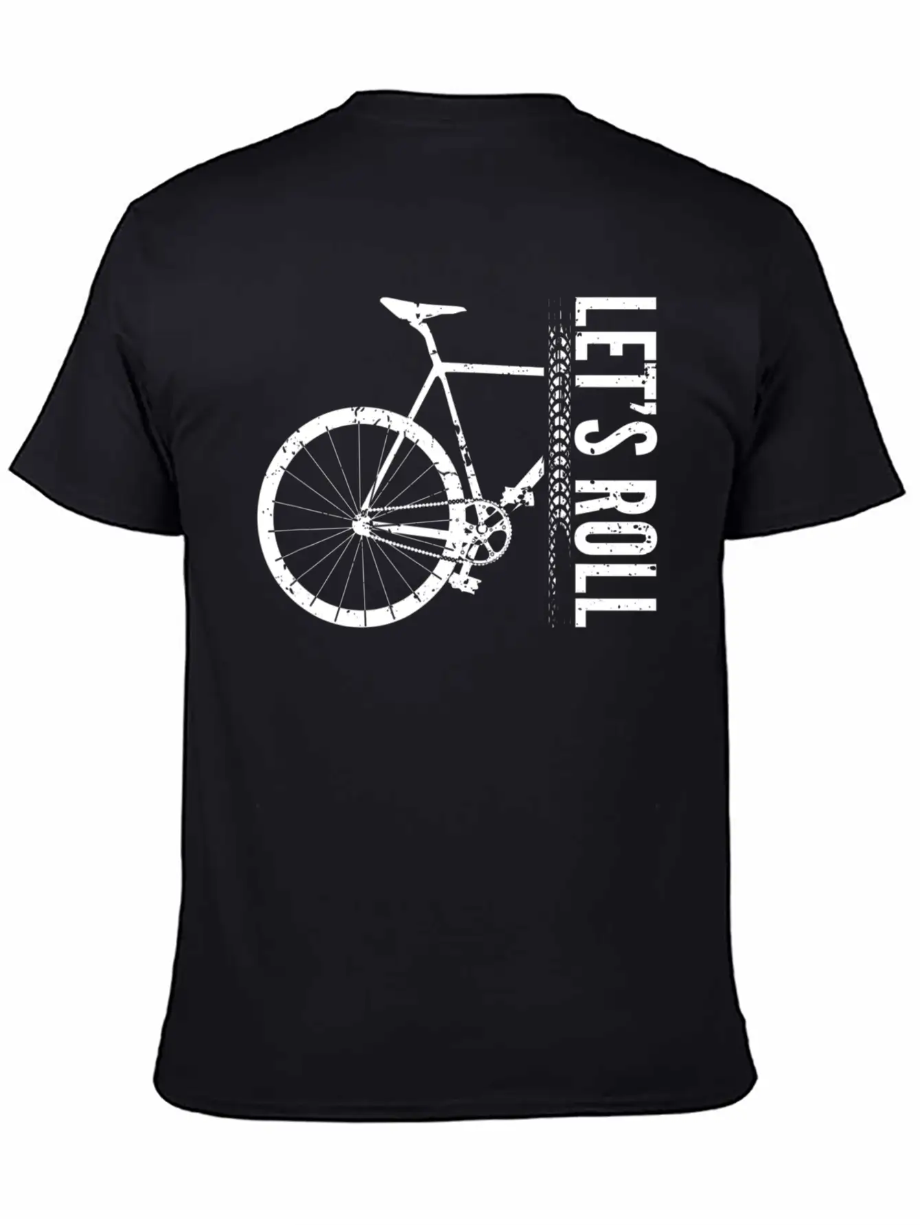 Funny Bicycle Lets Roll Cycling Bike I Love My Unisex Short Sleeve Soft Cotton T-Shirt – Casual Everyday Wear