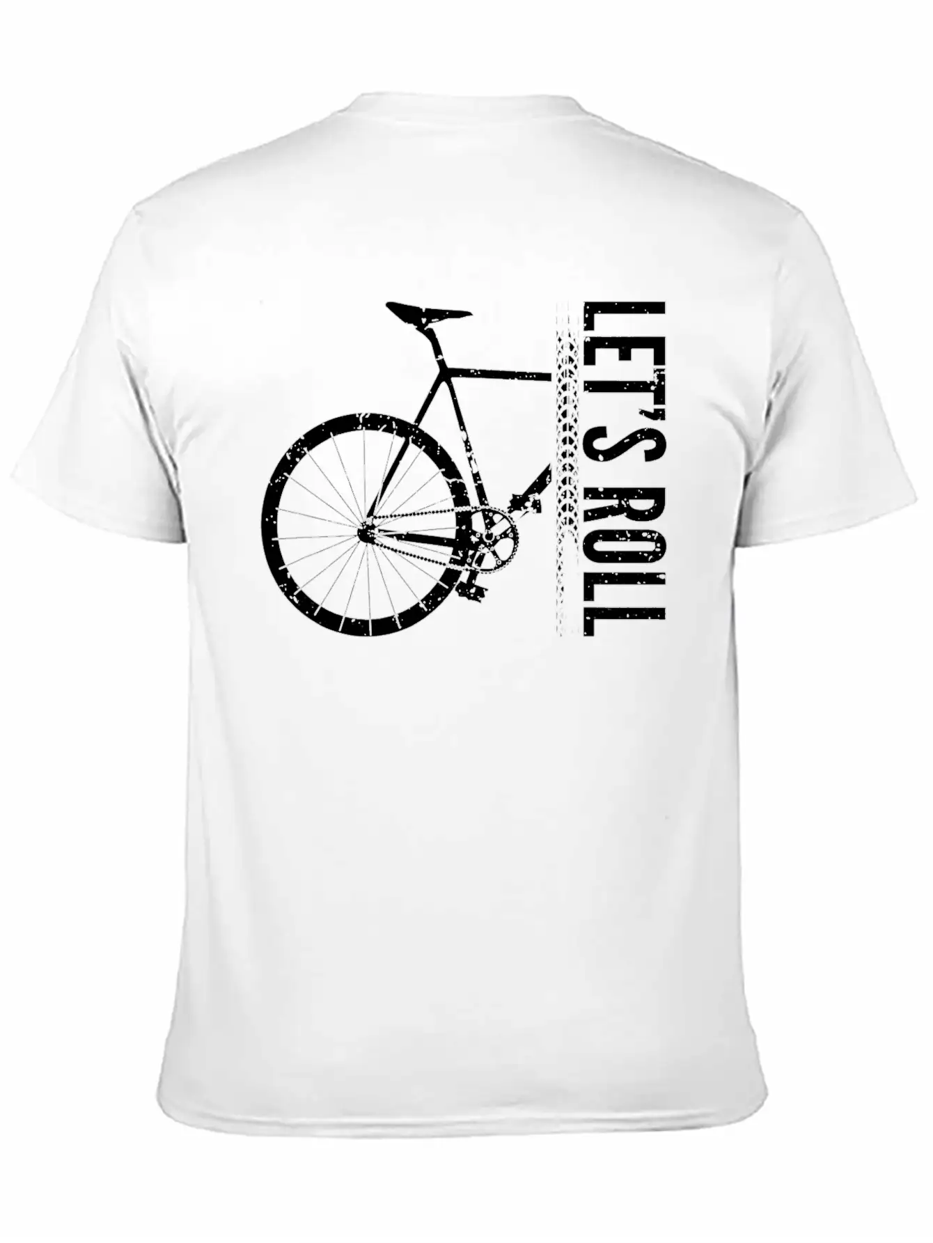 Funny Bicycle Lets Roll Cycling Bike I Love My Unisex Short Sleeve Soft Cotton T-Shirt – Casual Everyday Wear