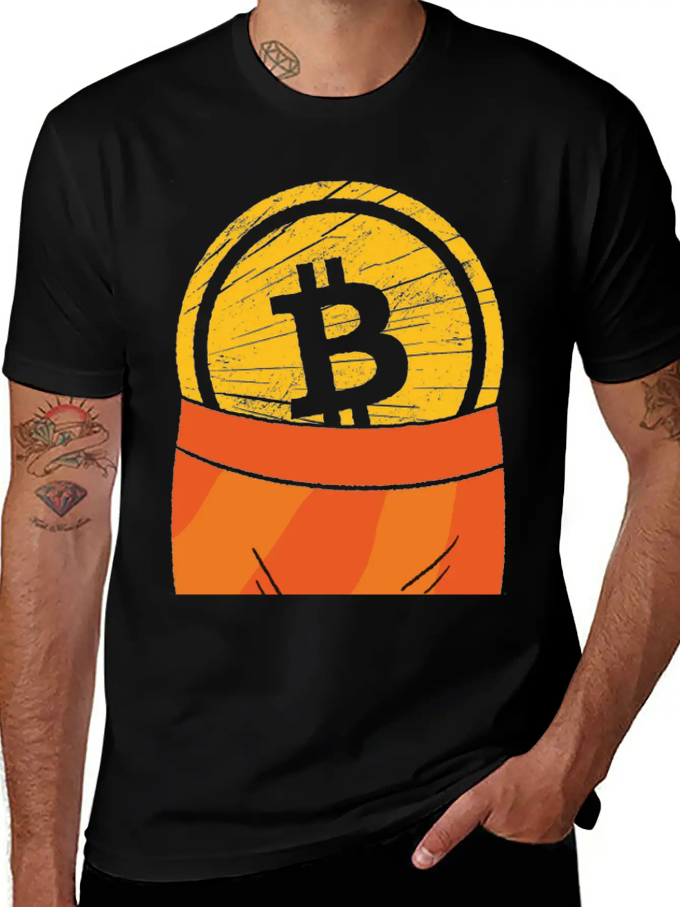 Funny Bitcoin Crypto Blockchain Btc Fun Lovers Timeless Short Sleeve Tee – Comfy And Minimalist Design