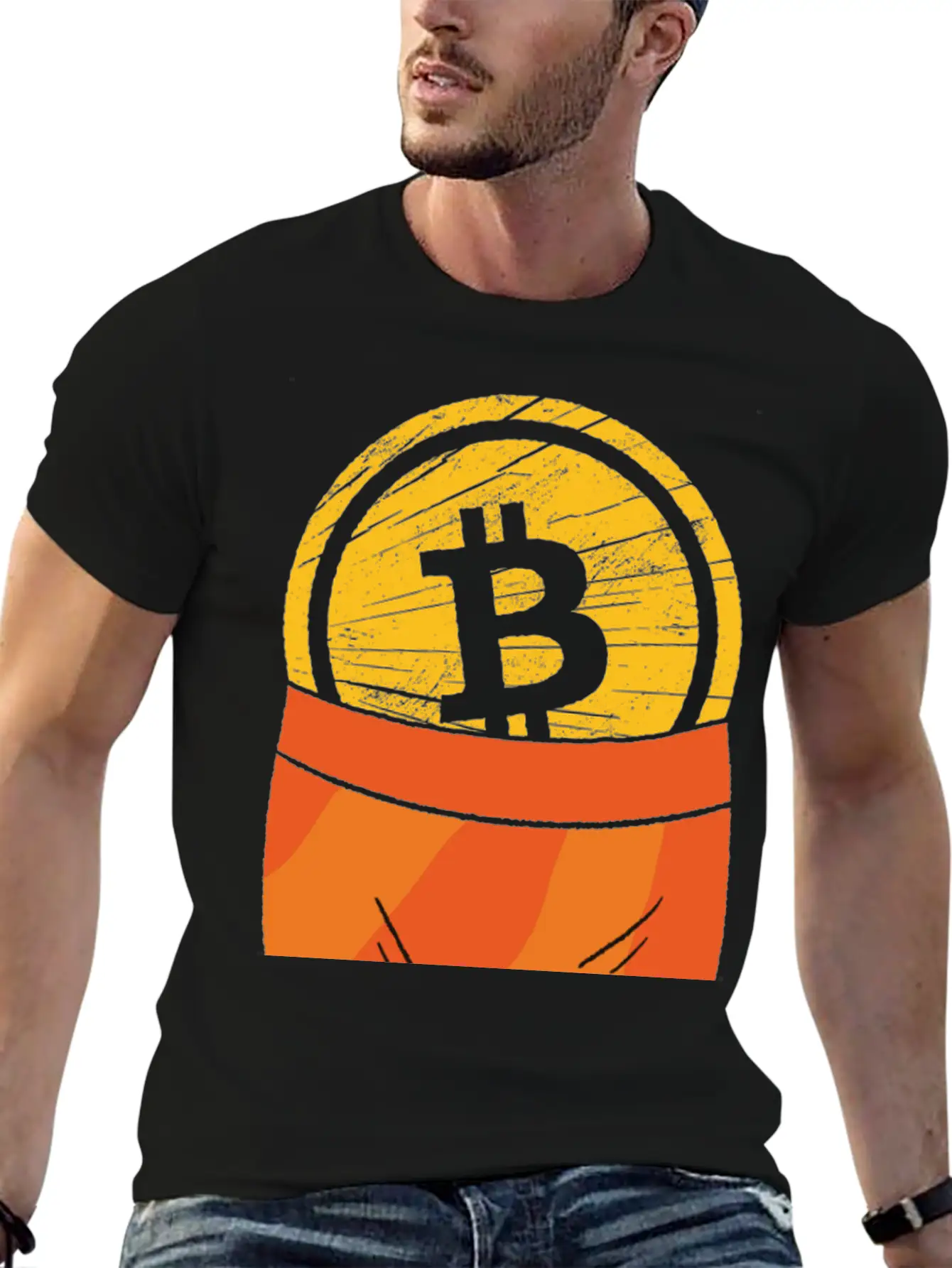 Funny Bitcoin Crypto Blockchain Btc Fun Lovers Timeless Short Sleeve Tee – Comfy And Minimalist Design