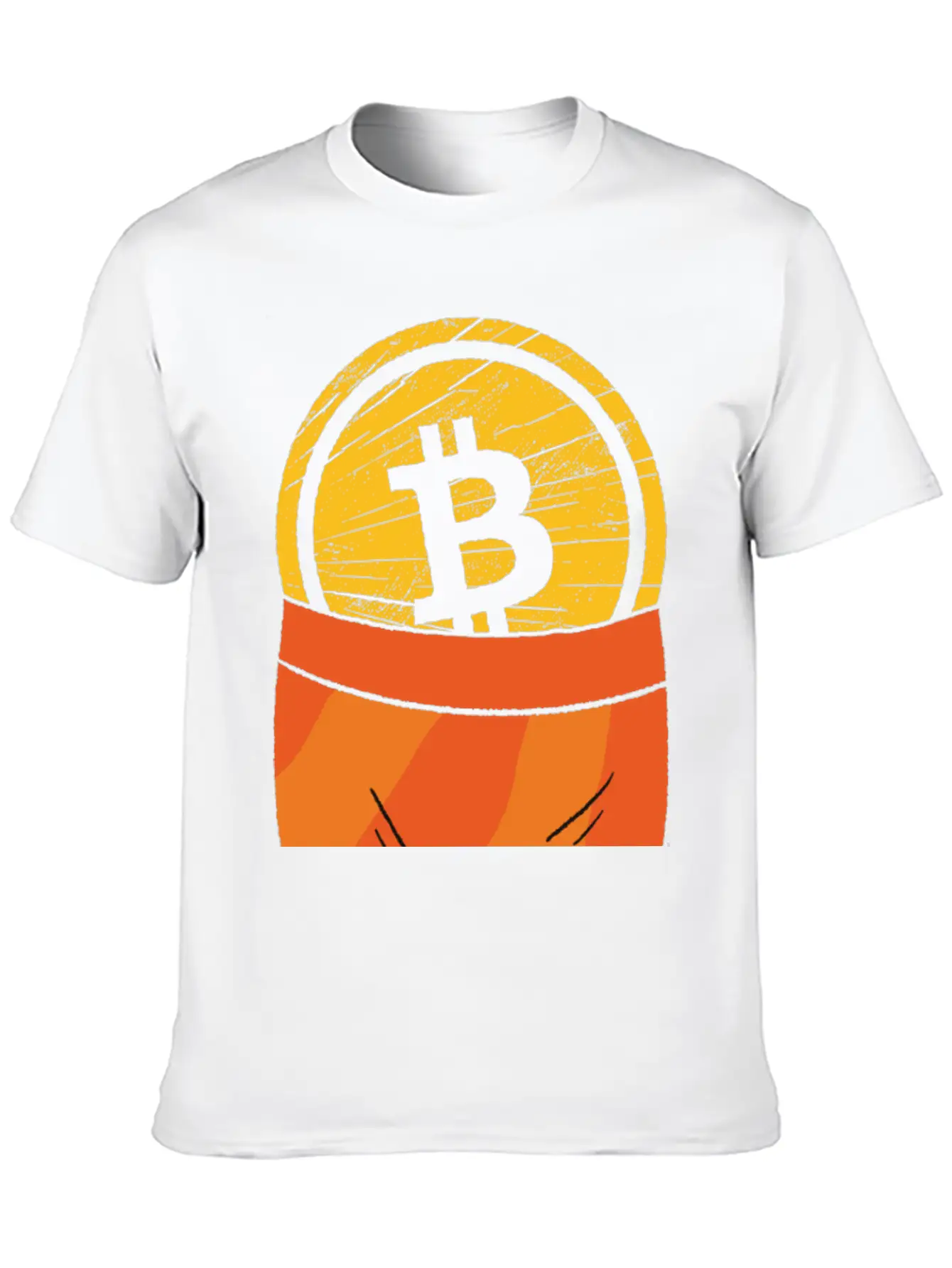 Funny Bitcoin Crypto Blockchain Btc Fun Lovers Timeless Short Sleeve Tee – Comfy And Minimalist Design