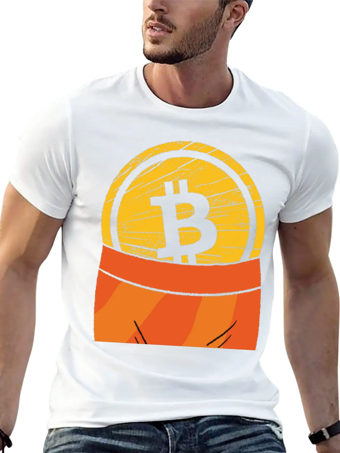 Funny Bitcoin Crypto Blockchain Btc Fun Lovers Timeless Short Sleeve Tee – Comfy And Minimalist Design