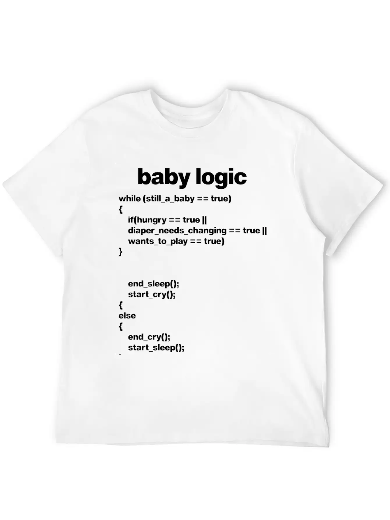 Funny Boss Coding Programmer Newborn Engineering Essential Unisex Summer Tee – Soft Cotton Casual Fit