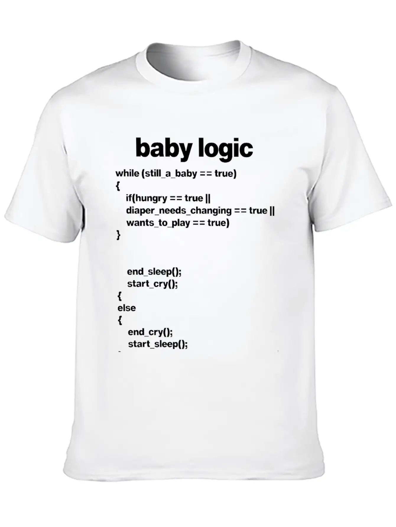 Funny Boss Coding Programmer Newborn Engineering Essential Unisex Summer Tee – Soft Cotton Casual Fit