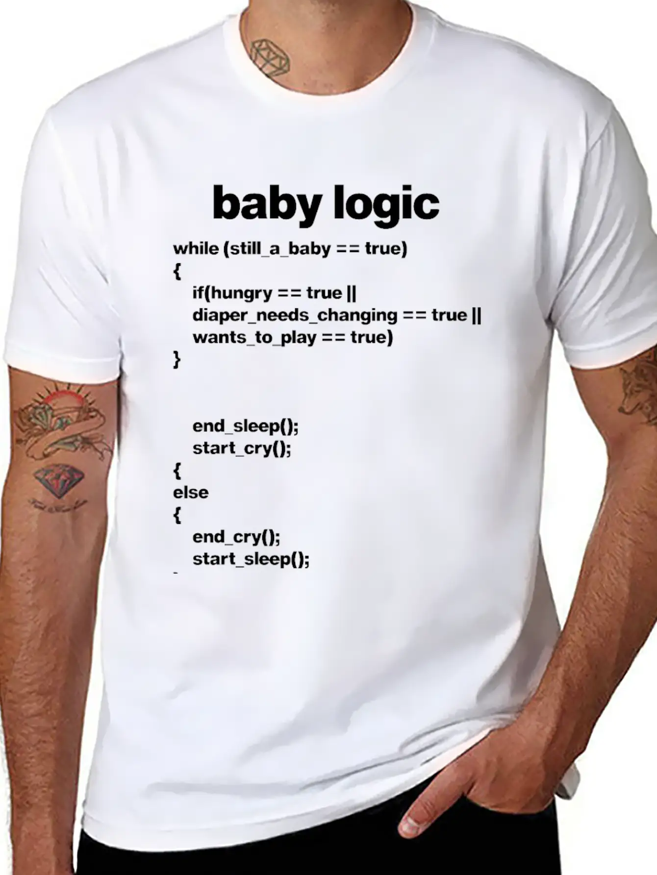 Funny Boss Coding Programmer Newborn Engineering Essential Unisex Summer Tee – Soft Cotton Casual Fit