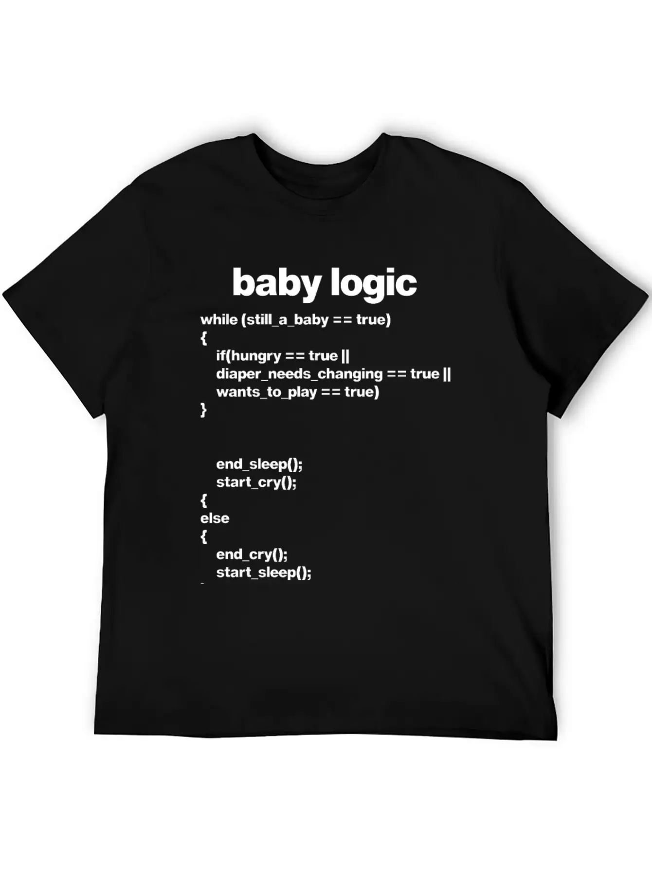 Funny Boss Coding Programmer Newborn Engineering Essential Unisex Summer Tee – Soft Cotton Casual Fit