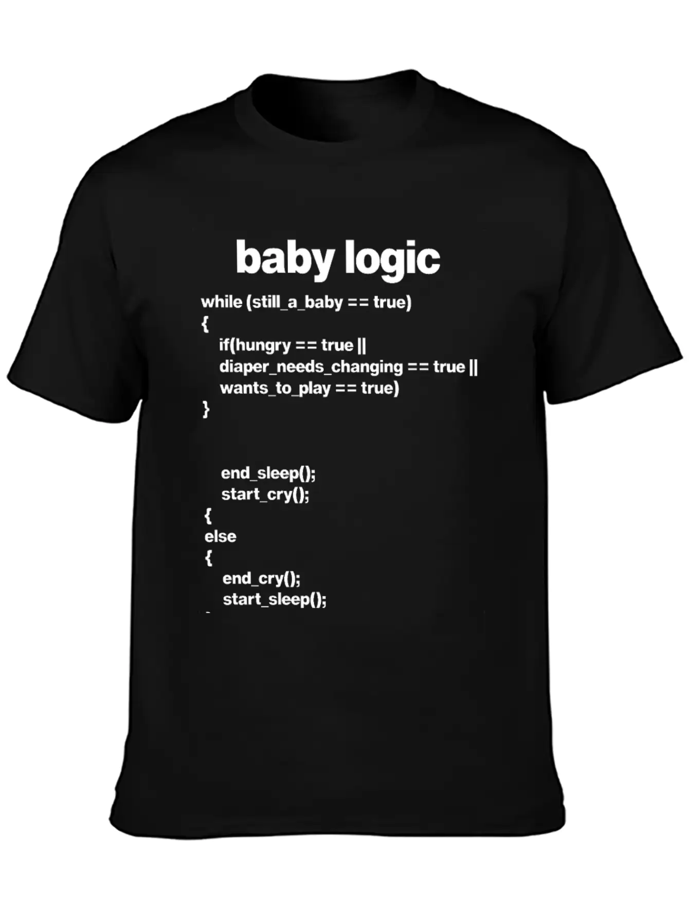 Funny Boss Coding Programmer Newborn Engineering Essential Unisex Summer Tee – Soft Cotton Casual Fit