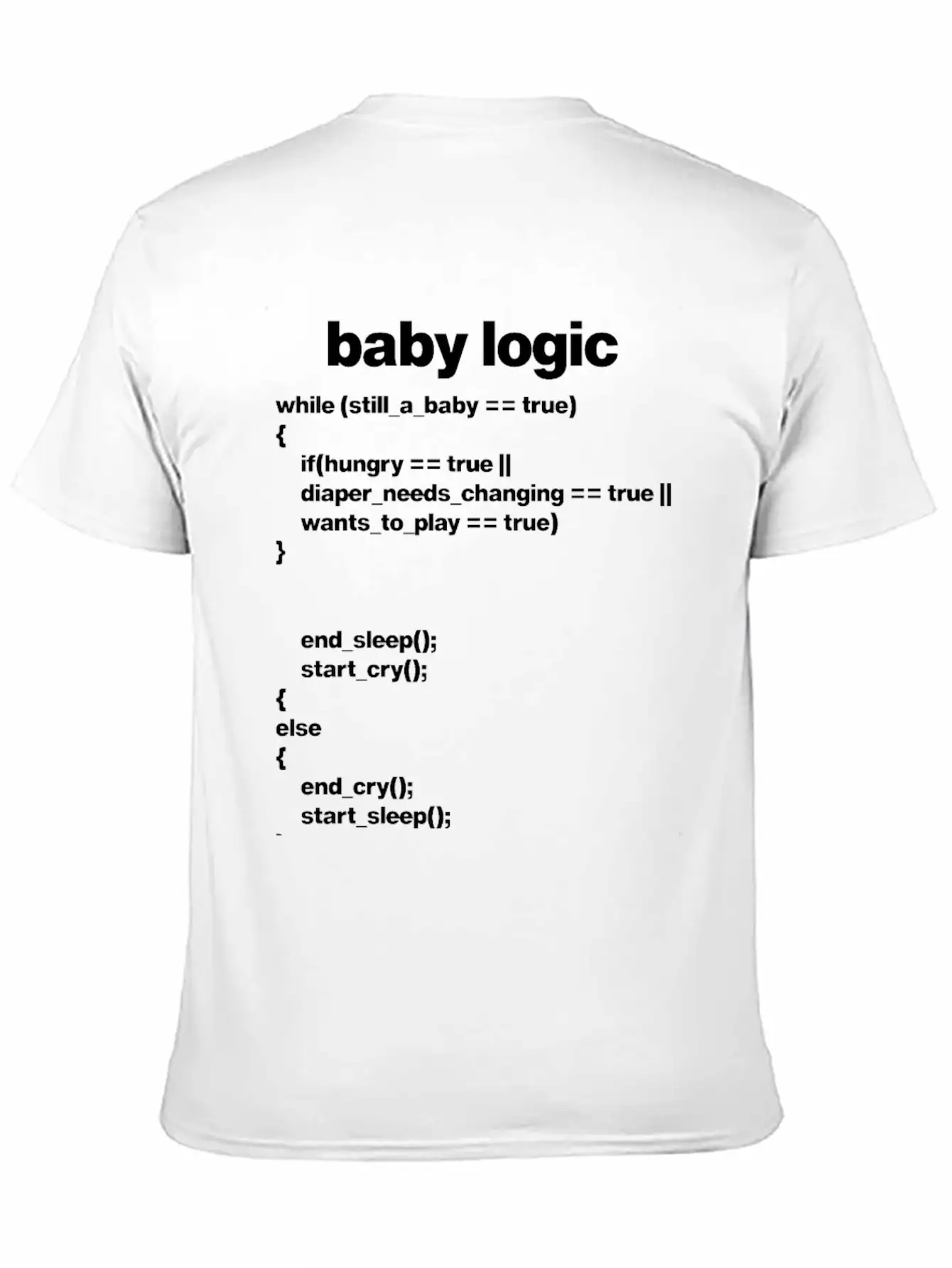 Funny Boss Coding Programmer Newborn Engineering Essential Unisex Summer Tee – Soft Cotton Casual Fit