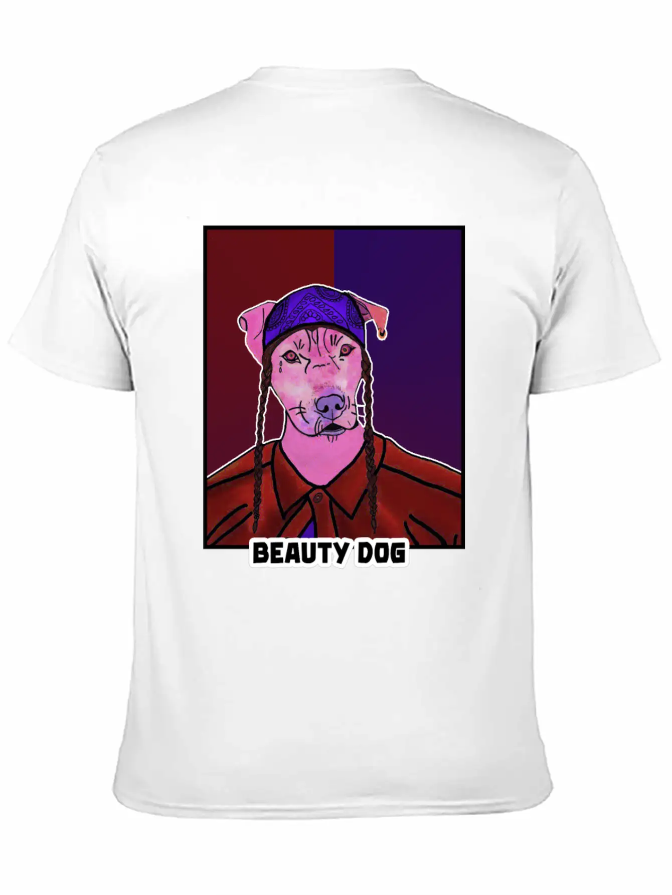 Funny Cartoon NFT Beauty Dog Stylish Everyday T-Shirt – Unisex Basic Cotton Tee