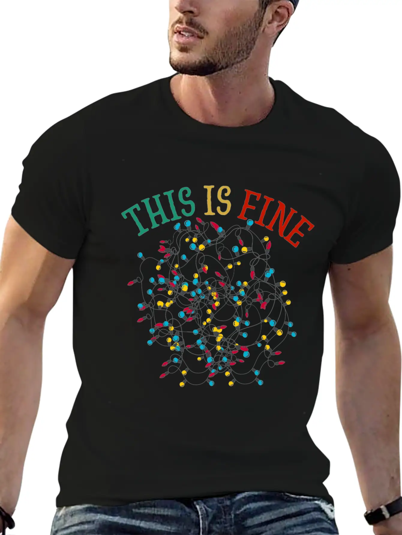 Funny Christmas Quote Basic Graphic T-Shirt – Daily Comfort In Soft Cotton
