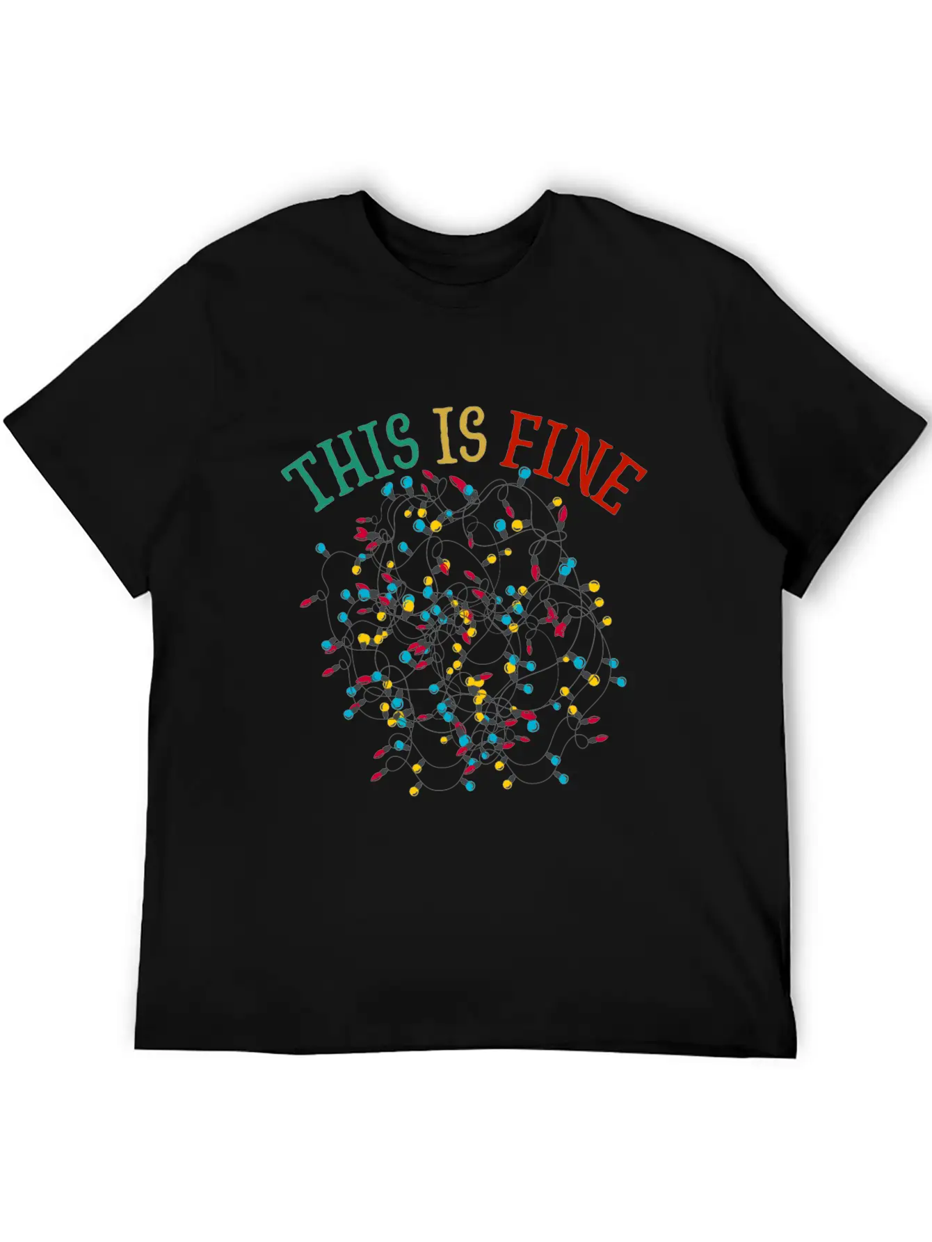 Funny Christmas Quote Basic Graphic T-Shirt – Daily Comfort In Soft Cotton