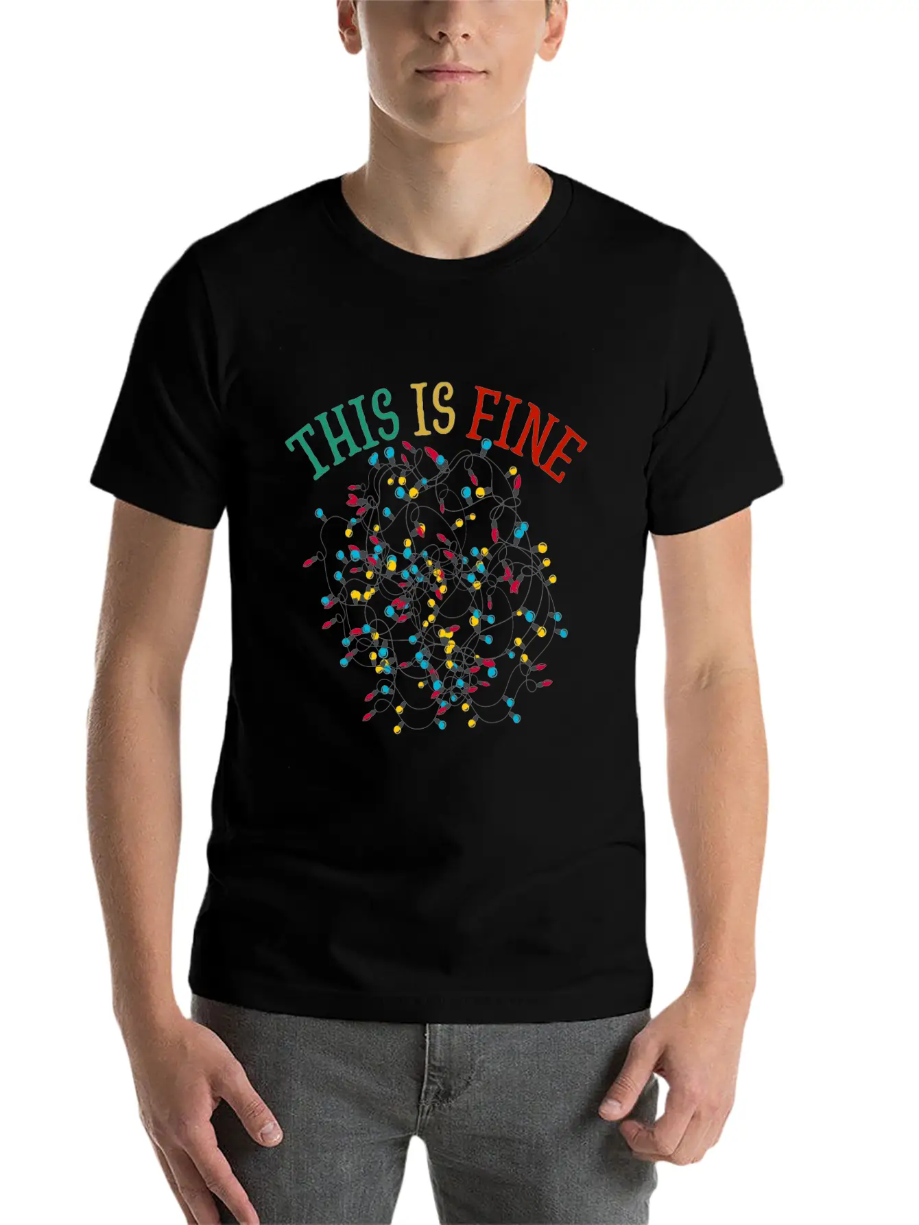 Funny Christmas Quote Basic Graphic T-Shirt – Daily Comfort In Soft Cotton
