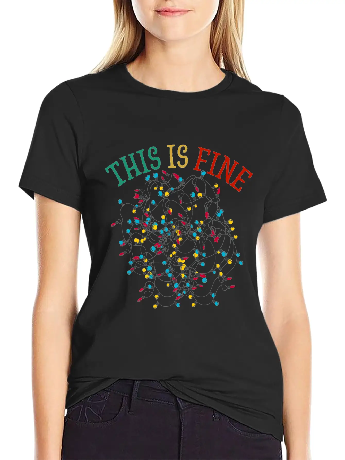 Funny Christmas Quote Basic Graphic T-Shirt – Daily Comfort In Soft Cotton