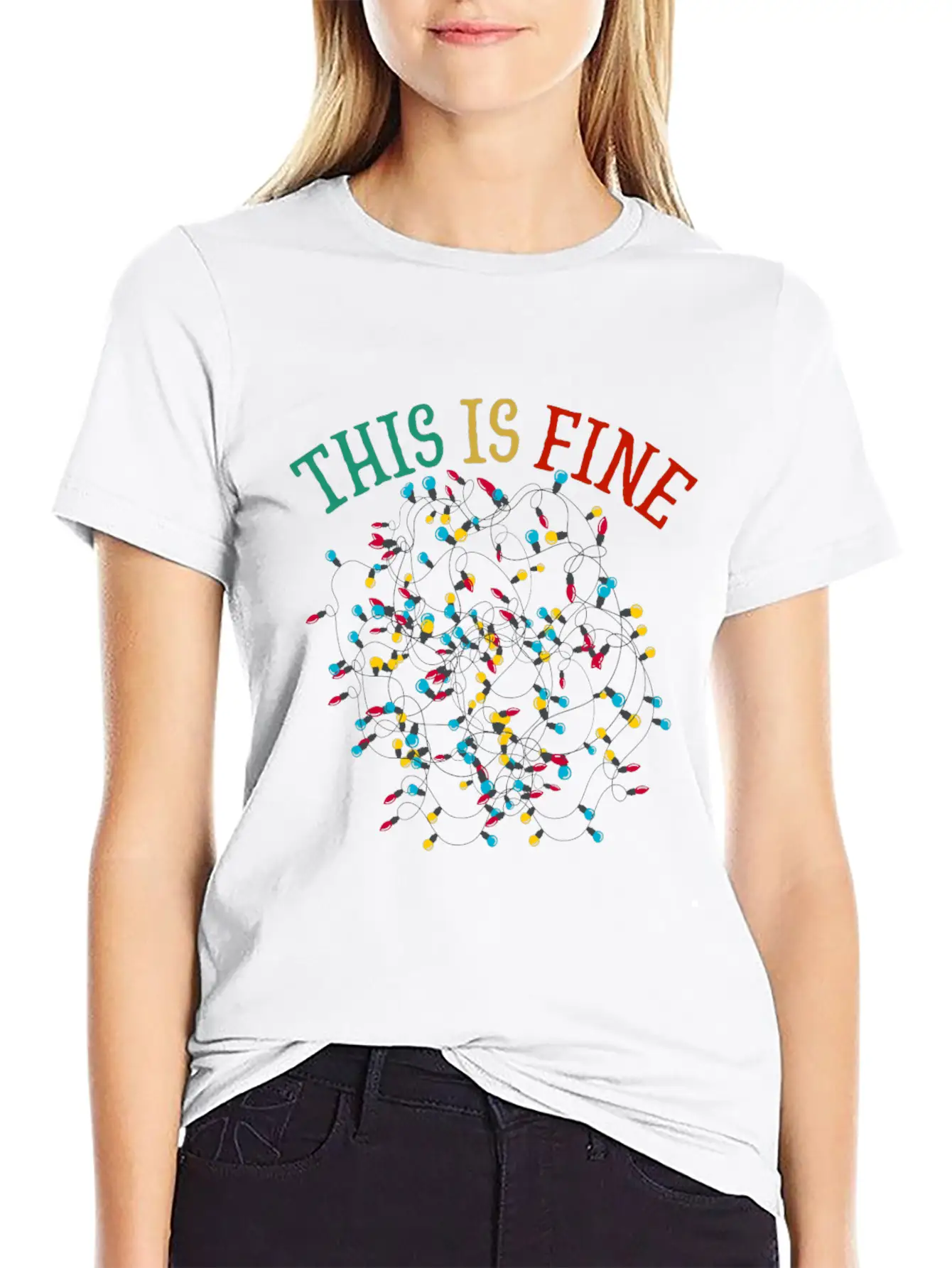 Funny Christmas Quote Basic Graphic T-Shirt – Daily Comfort In Soft Cotton