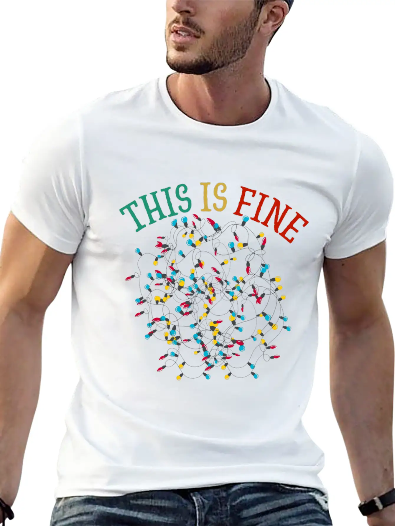 Funny Christmas Quote Basic Graphic T-Shirt – Daily Comfort In Soft Cotton