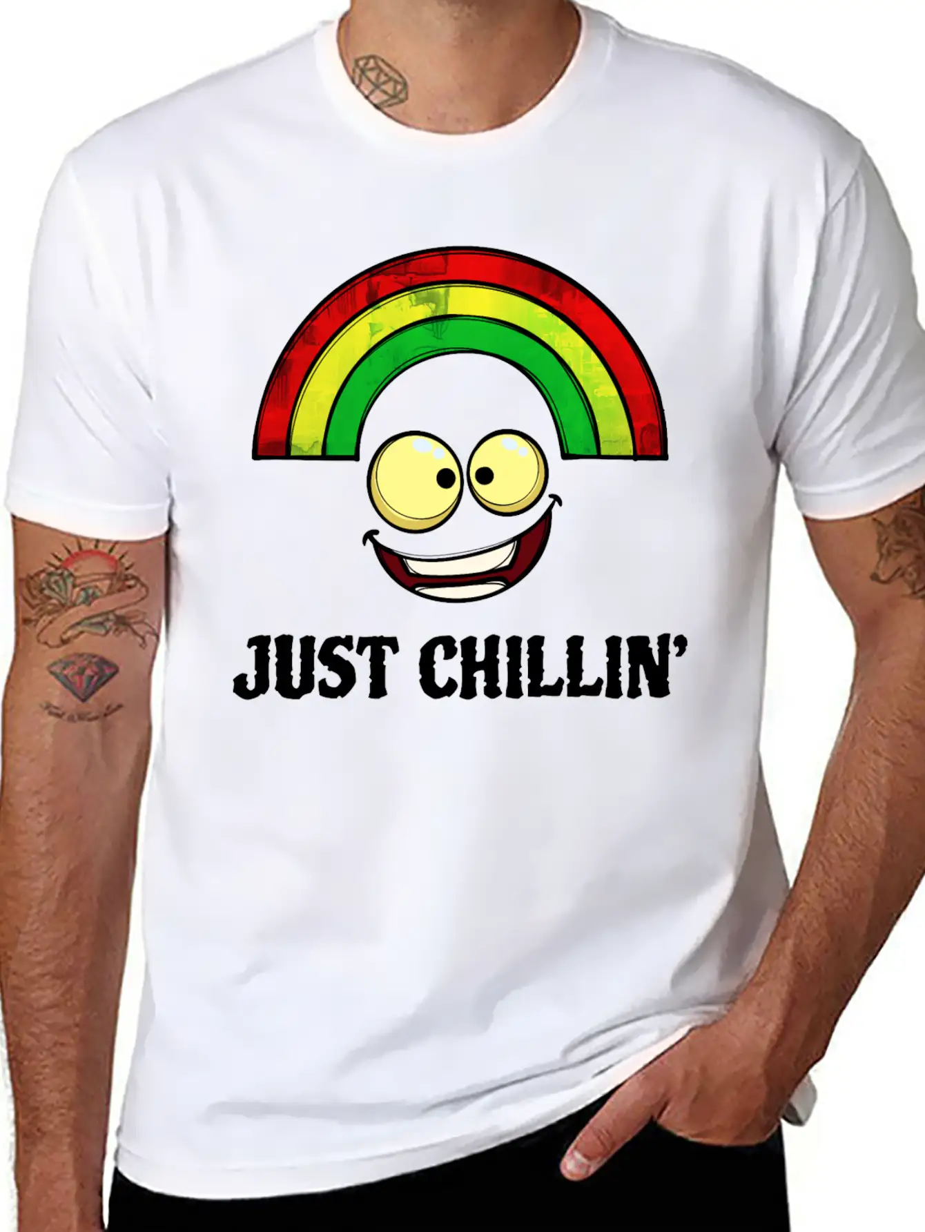 Funny Cool Design Chill Saying Stylish Everyday T-Shirt – Unisex Basic Cotton Tee