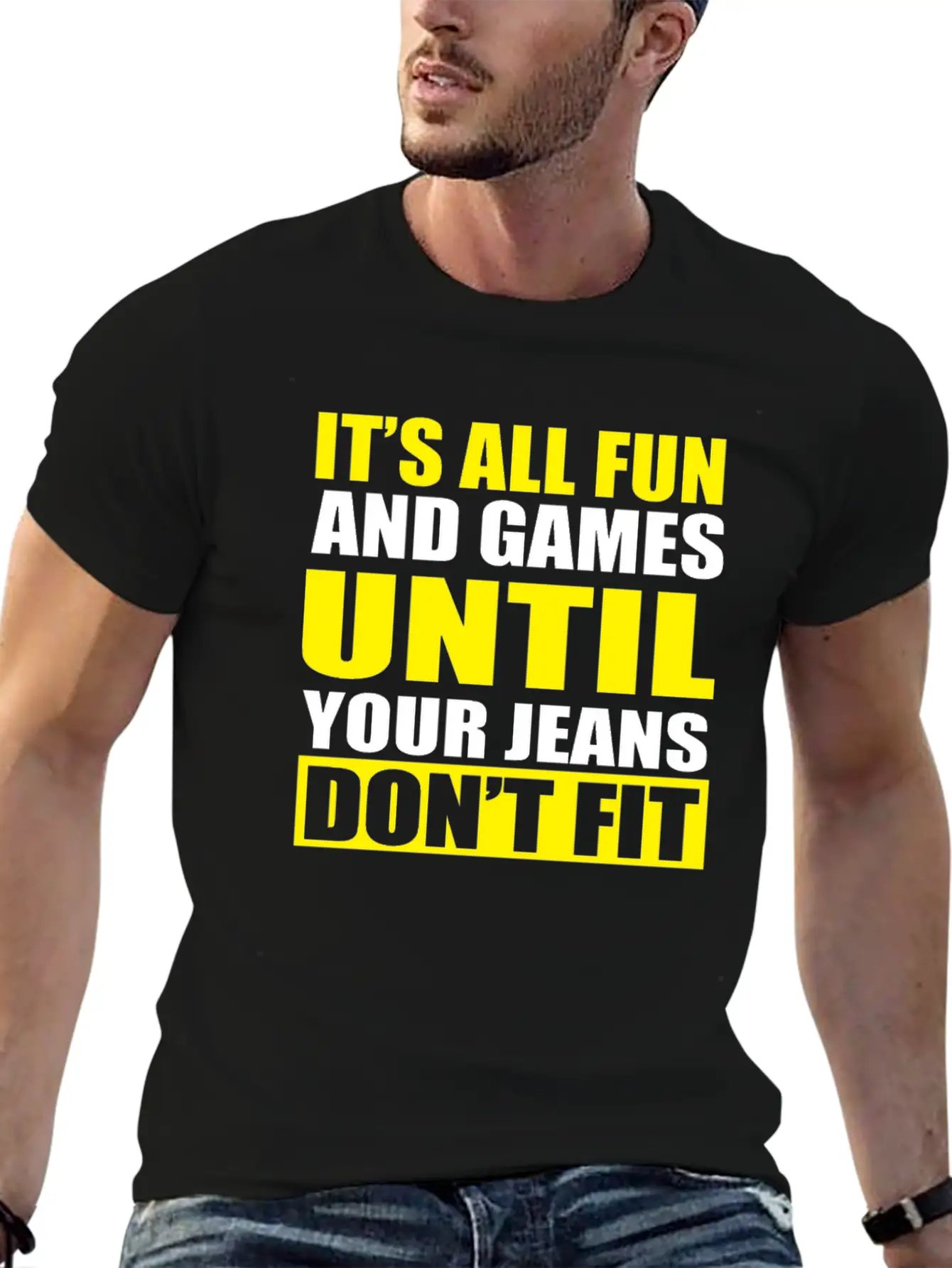 Funny Diet Saying Gift Basic Graphic T-Shirt – Daily Comfort In Soft Cotton