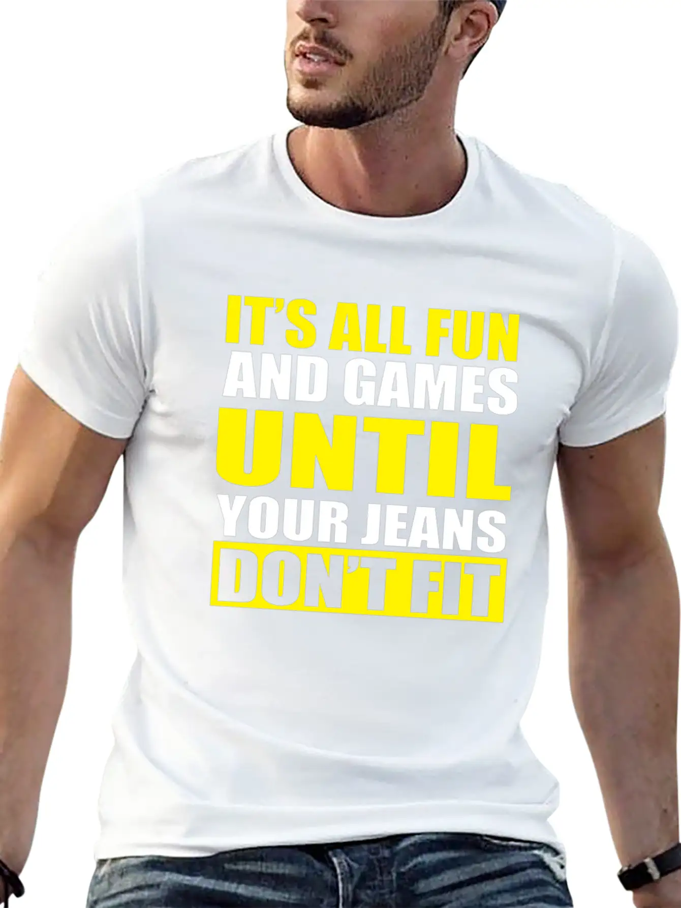 Funny Diet Saying Gift Basic Graphic T-Shirt – Daily Comfort In Soft Cotton