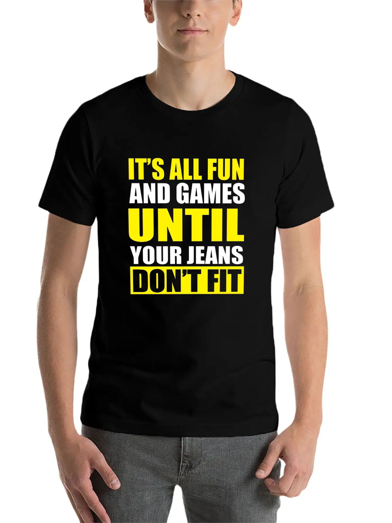 Funny Diet Saying Gift Basic Graphic T-Shirt – Daily Comfort In Soft Cotton