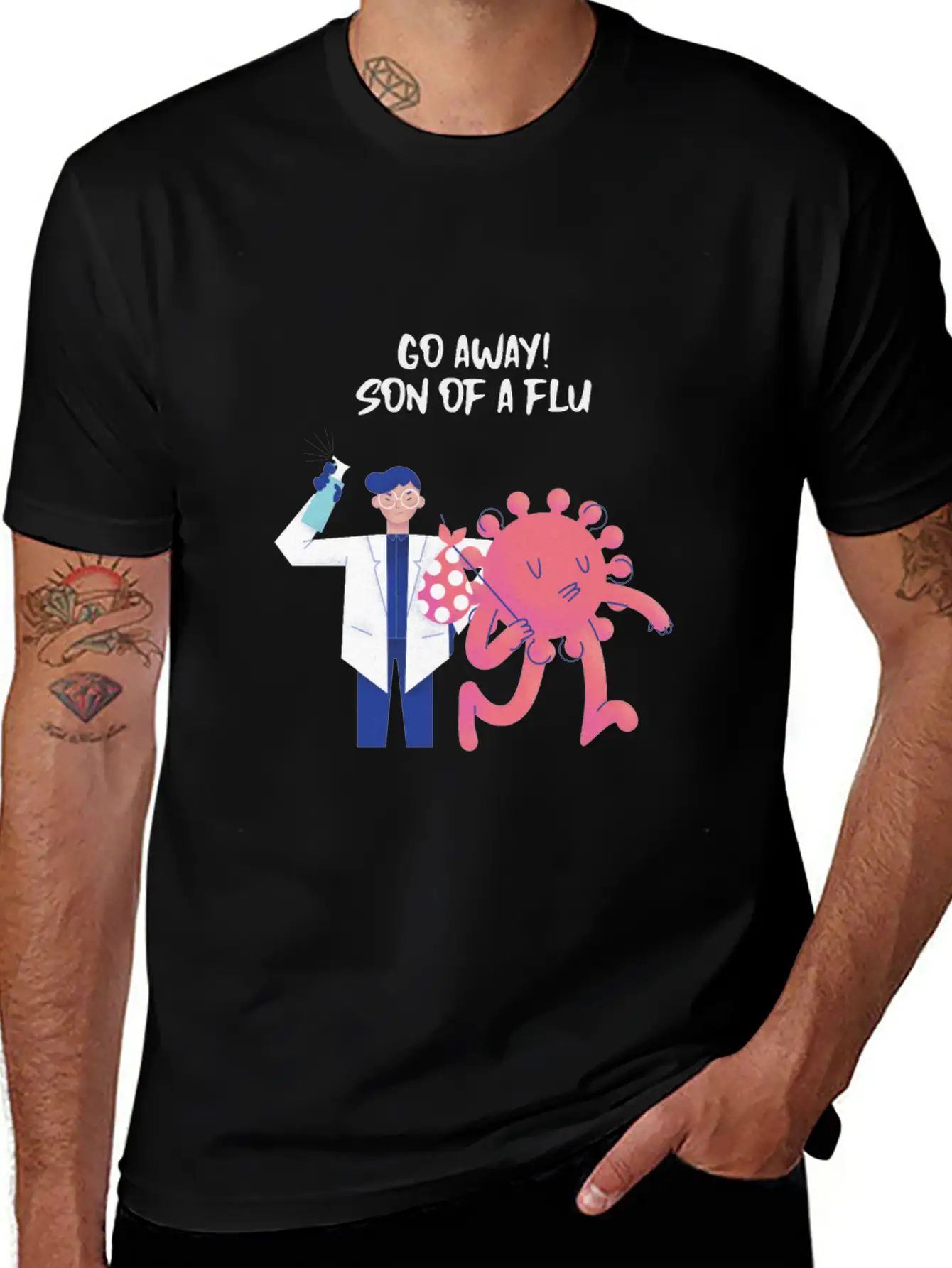 Funny Doctor Gift Nurse Gag Hospital Worker Quote Basic Graphic T-Shirt – Daily Comfort In Soft Cotton