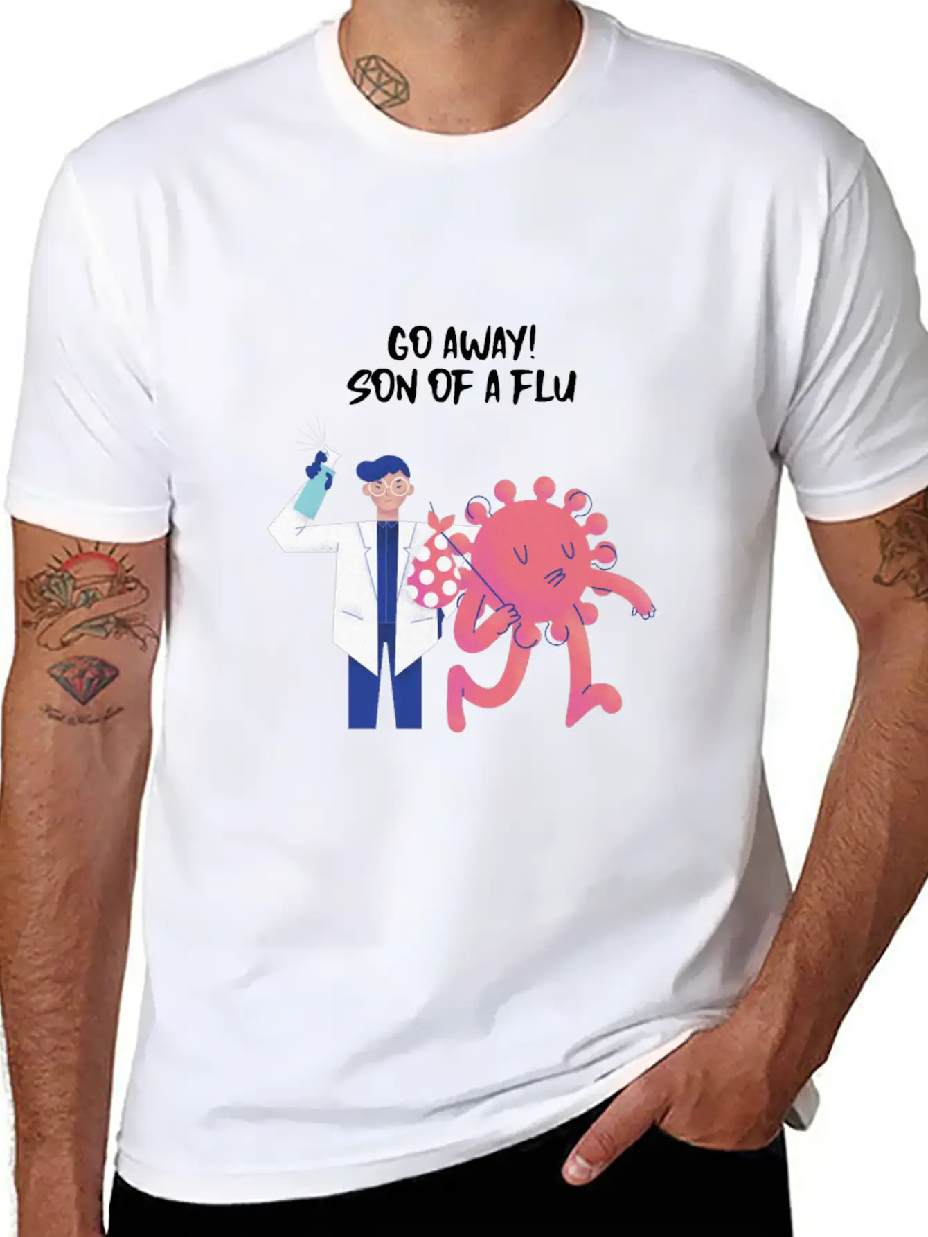 Funny Doctor Gift Nurse Gag Hospital Worker Quote Basic Graphic T-Shirt – Daily Comfort In Soft Cotton