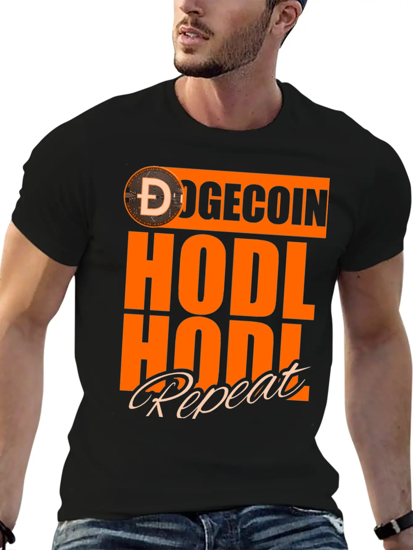 Funny Dogecoin Cryptocurrency For Hodl Hodler Unisex Short Sleeve Soft Cotton T-Shirt – Casual Everyday Wear