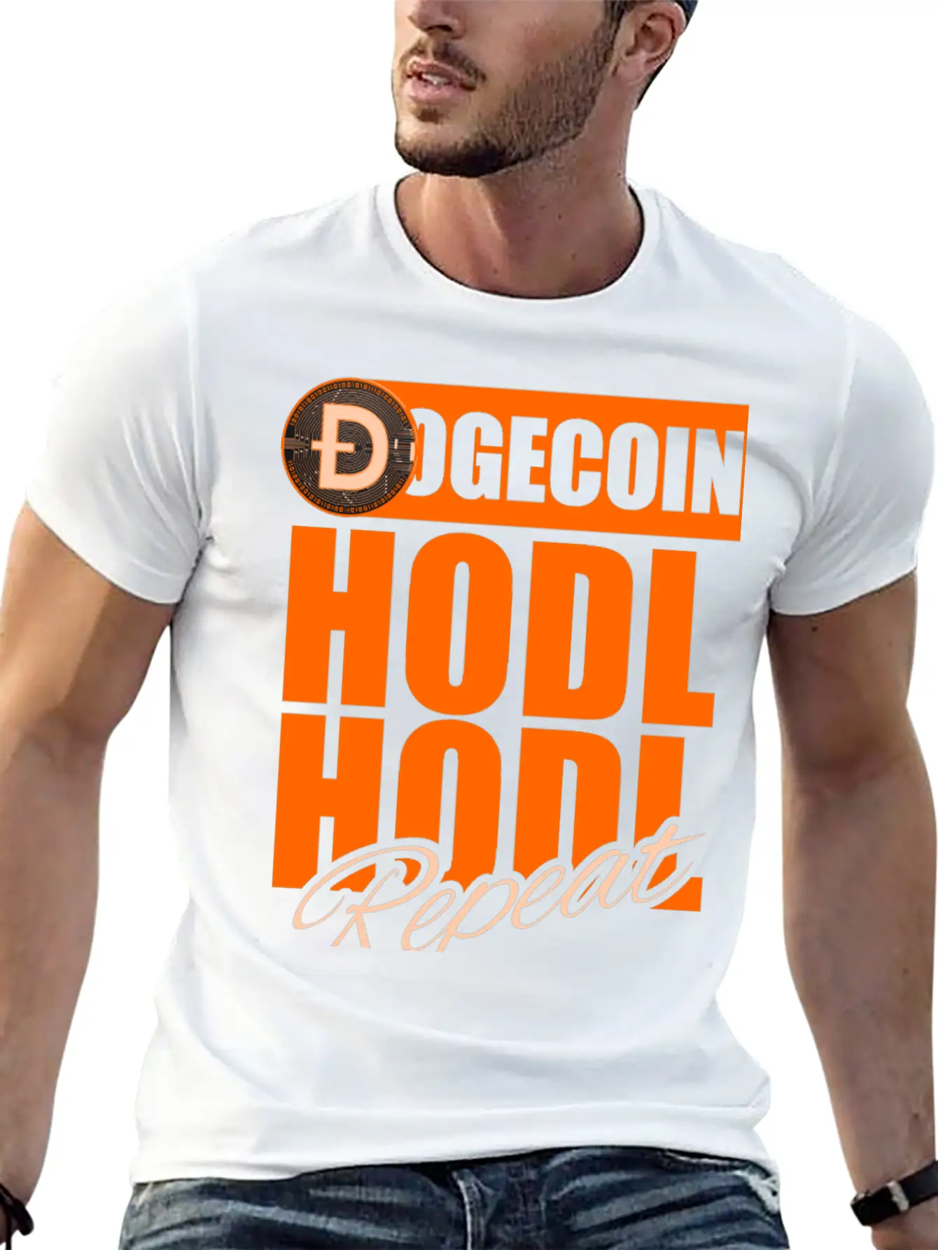 Funny Dogecoin Cryptocurrency For Hodl Hodler Unisex Short Sleeve Soft Cotton T-Shirt – Casual Everyday Wear