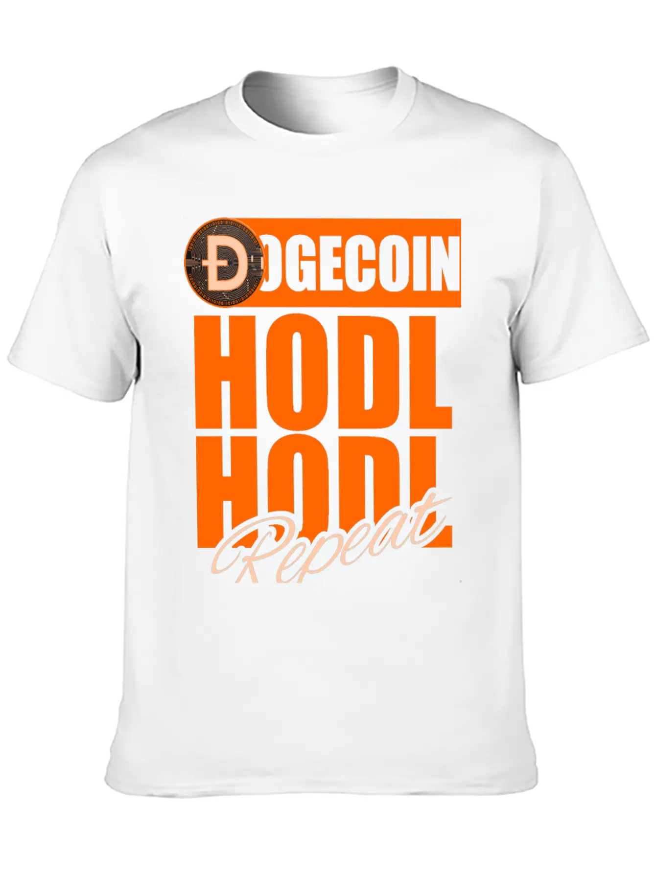 Funny Dogecoin Cryptocurrency For Hodl Hodler Unisex Short Sleeve Soft Cotton T-Shirt – Casual Everyday Wear