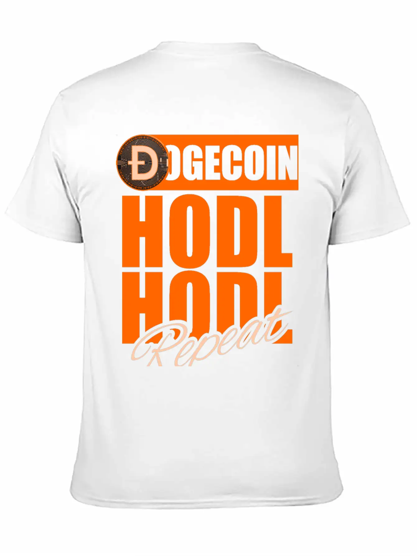Funny Dogecoin Cryptocurrency For Hodl Hodler Unisex Short Sleeve Soft Cotton T-Shirt – Casual Everyday Wear