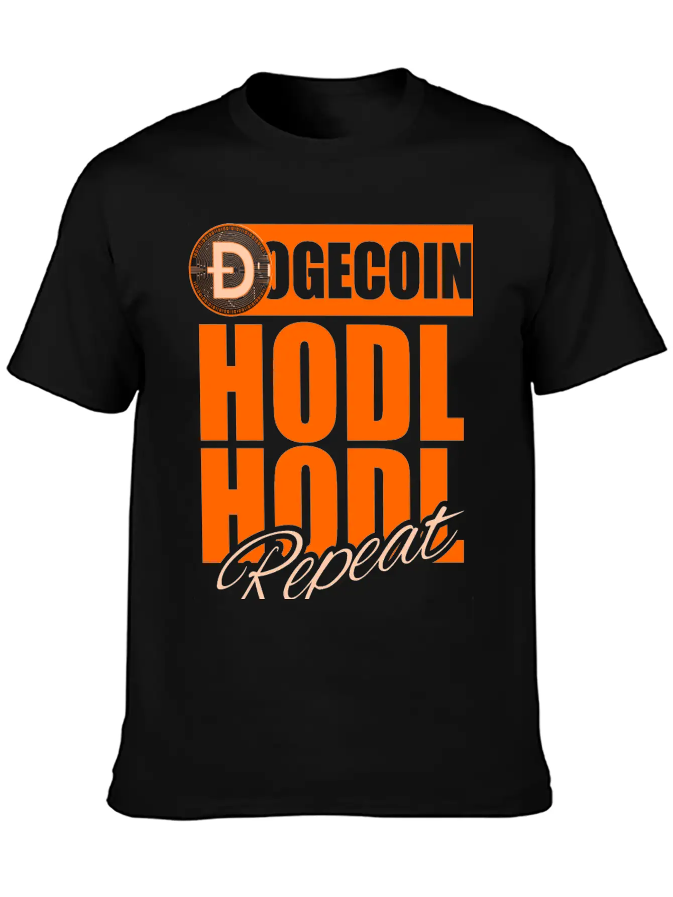 Funny Dogecoin Cryptocurrency For Hodl Hodler Unisex Short Sleeve Soft Cotton T-Shirt – Casual Everyday Wear