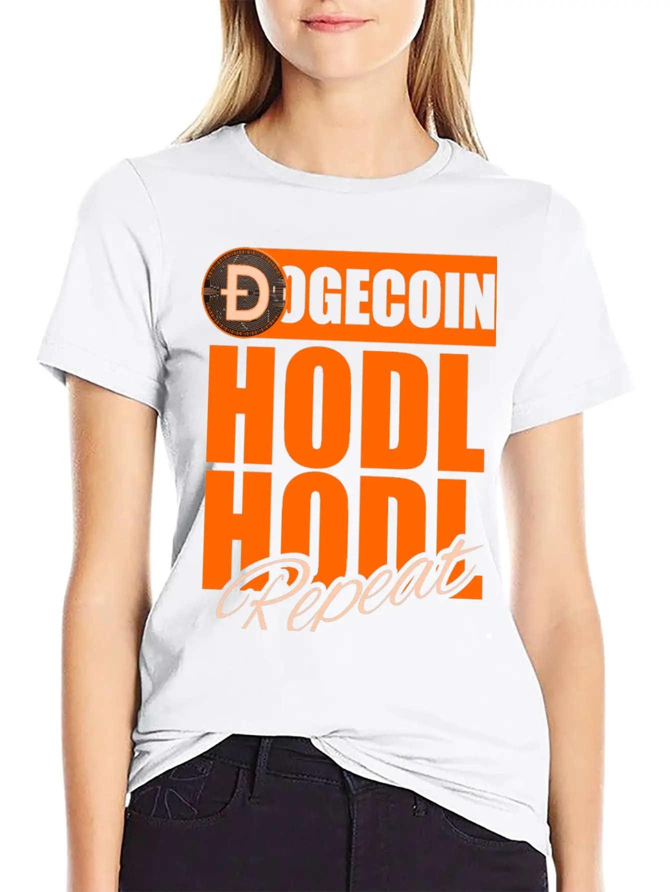 Funny Dogecoin Cryptocurrency For Hodl Hodler Unisex Short Sleeve Soft Cotton T-Shirt – Casual Everyday Wear
