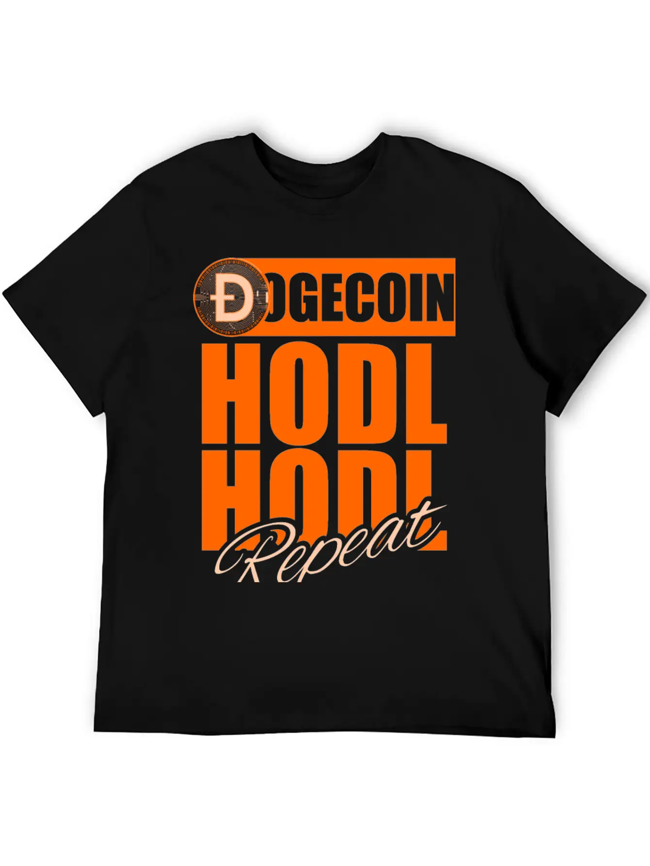 Funny Dogecoin Cryptocurrency For Hodl Hodler Unisex Short Sleeve Soft Cotton T-Shirt – Casual Everyday Wear